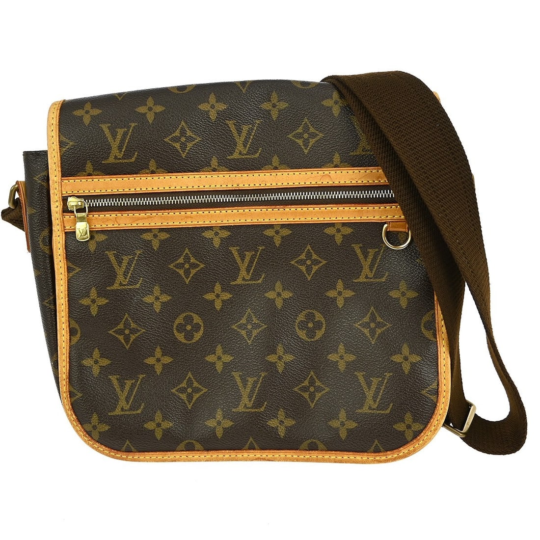Louis Vuitton Bosphore PM Messenger Bag Monogram Canvas Brown (1 of 9)