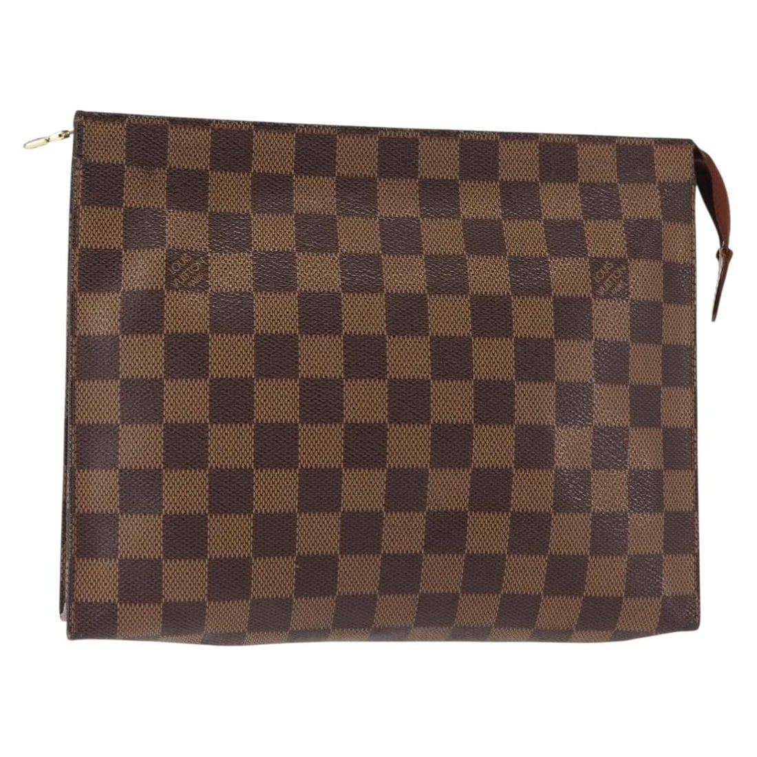 Louis Vuitton Damier Ebene Poche Toilette 26 Pouch N47543 Auth France: Louis Vuitton Damier Ebene Poche Toilette 26 Pouch N47543 Auth France This LOUIS VUITTON Damier Ebene Poche Toilette 26 Pouch (Product No. N47543) is a stylish accessory crafted from durable Damier Eb