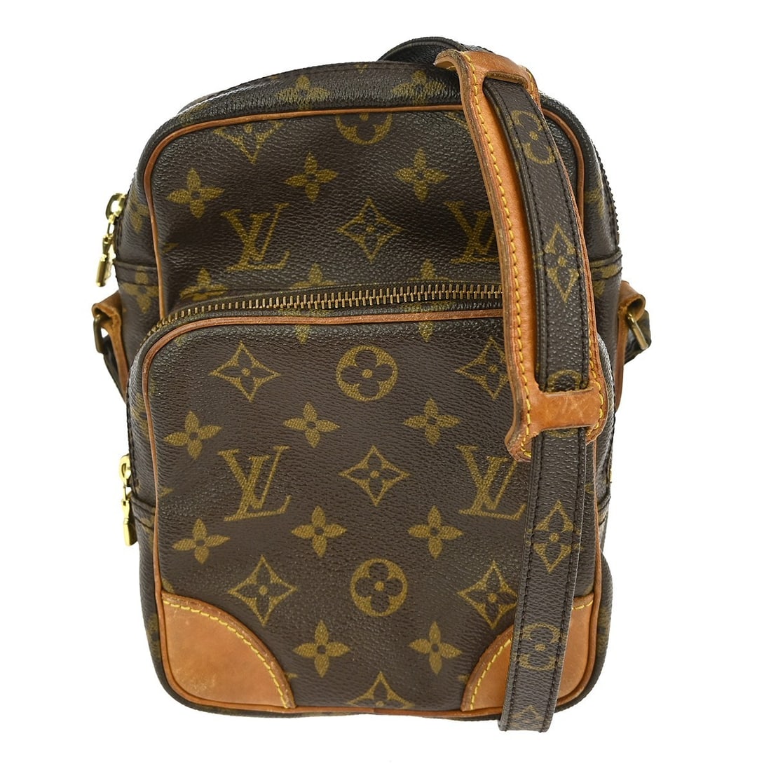 Louis Vuitton Monogram Amazon Crossbody Bag M45236 Vintage Brown Canvas (1 of 13)