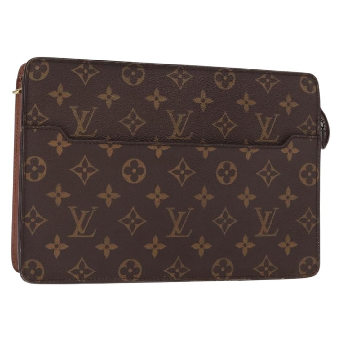 Louis Vuitton Monogram Canvas Pochette Homme Clutch Bag M51795 France (1 of 18)