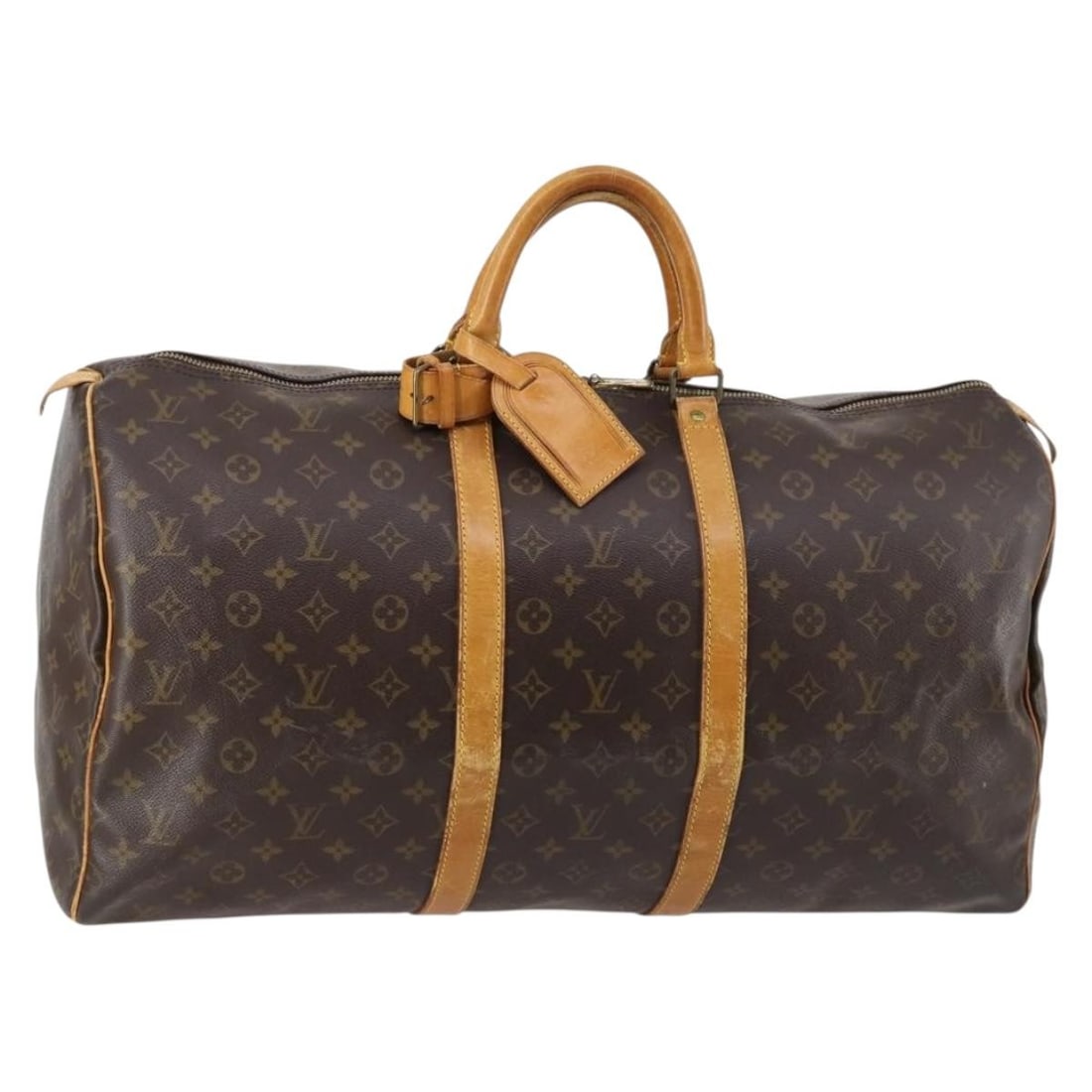 LOUIS VUITTON Monogram Keepall 55 Boston Bag M41424 Auth: LOUIS VUITTON Monogram Keepall 55 Boston Bag M41424 Auth This LOUIS VUITTON Monogram Keepall 55 Boston Bag is the perfect blend of style and functionality. Crafted from high-quality Monogram Canvas, t