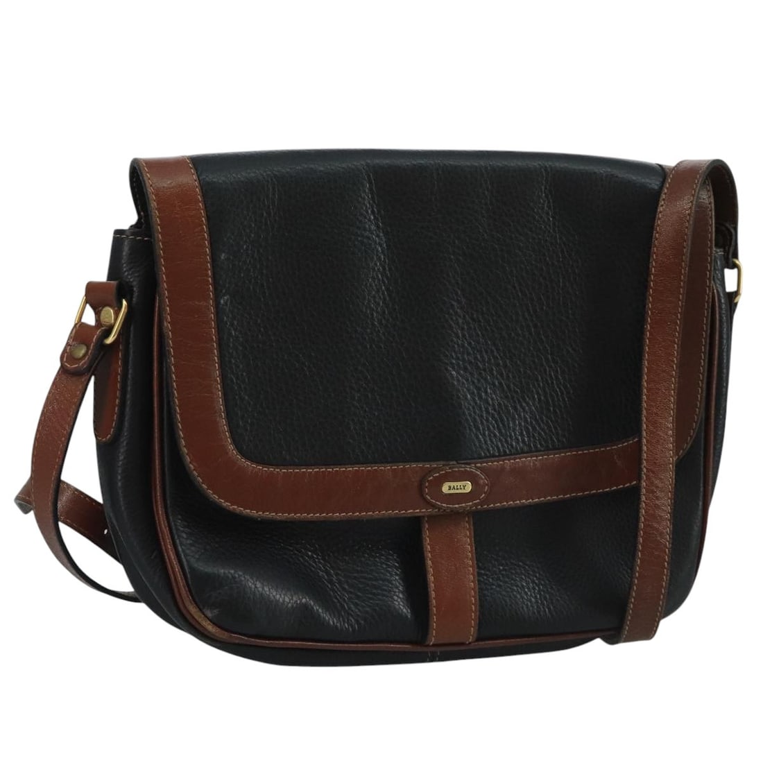 BALLY Black Leather Shoulder Bag Made in Italy: BALLY Black Leather Shoulder Bag Made in Italy This authentic BALLY shoulder bag is crafted from high-quality leather in a classic black color. Made in Italy, it features a stylish design perfect for