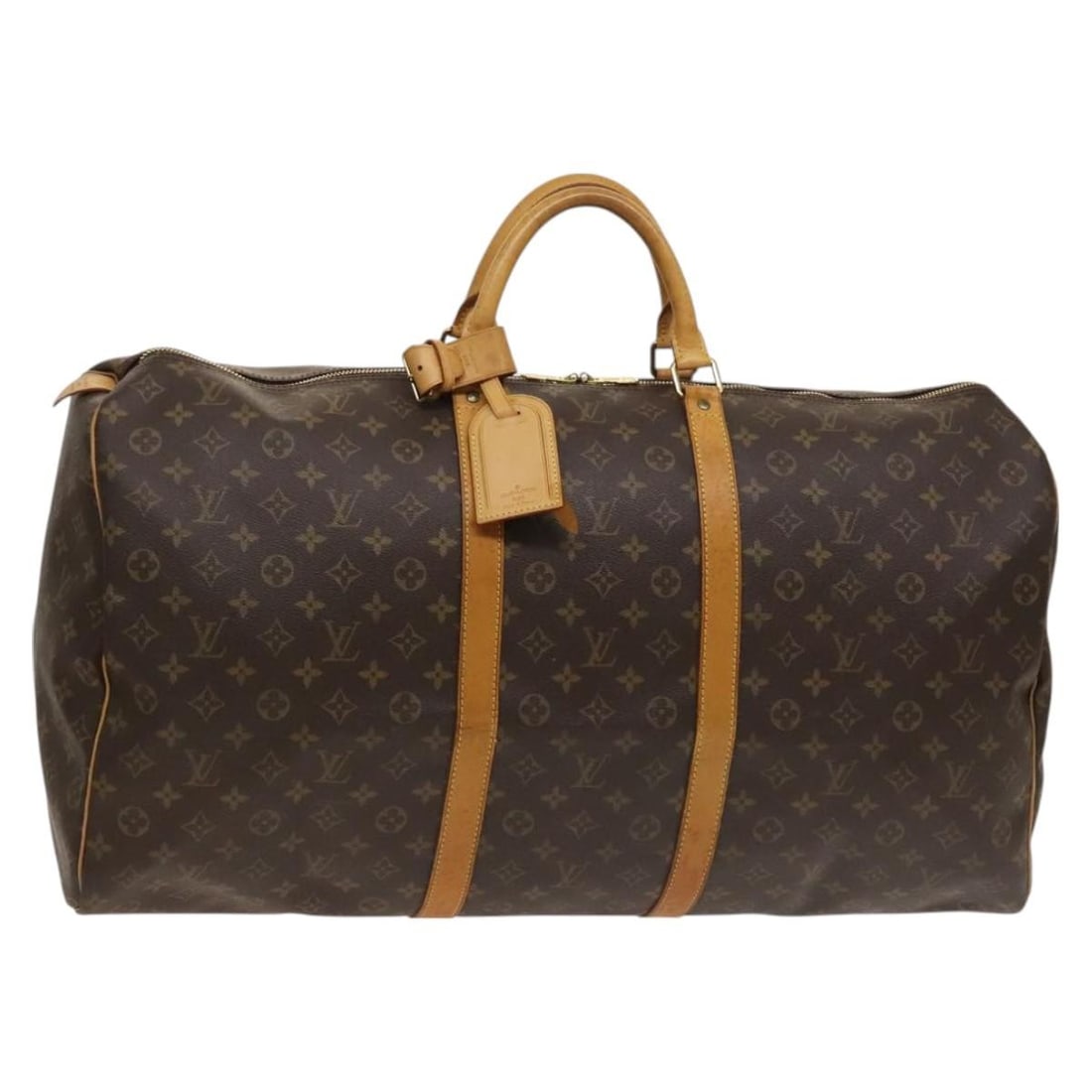 LOUIS VUITTON Monogram Keepall 60 Boston Bag M41422 Authentic: LOUIS VUITTON Monogram Keepall 60 Boston Bag M41422 Authentic This authentic Louis Vuitton Monogram Keepall 60 Boston Bag is a stylish and practical addition to your collection. Crafted from durable M