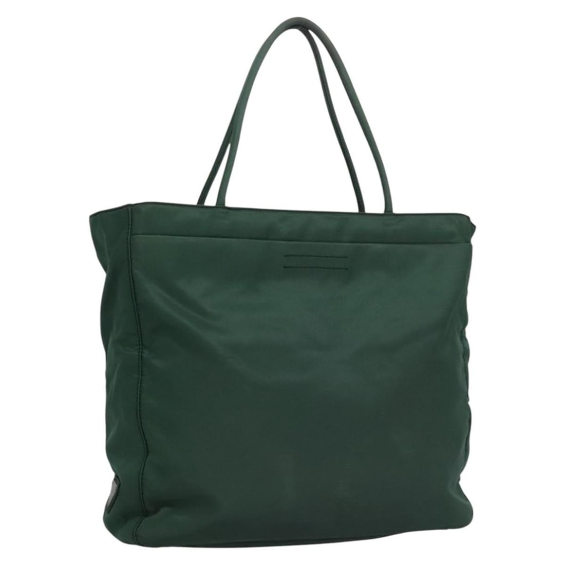 PRADA Green Nylon Hand Bag Made in Italy 9.4 Inch (1 of 18)