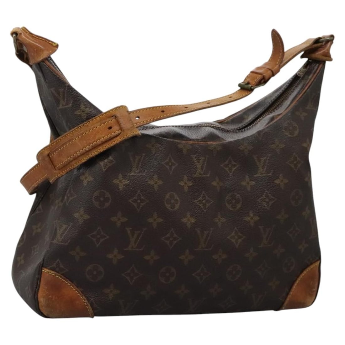 LOUIS VUITTON Monogram Boulogne 35 Shoulder Bag M51260 France Auth (1 of 18)