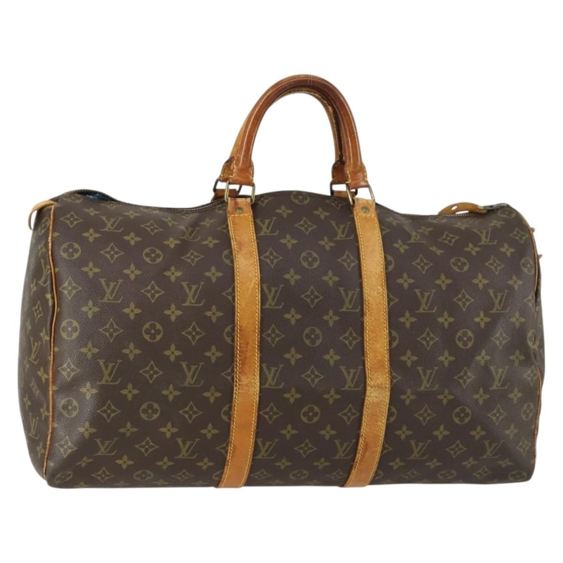 LOUIS VUITTON Monogram Keepall 50 Boston Bag M41426 Authentic (1 of 18)