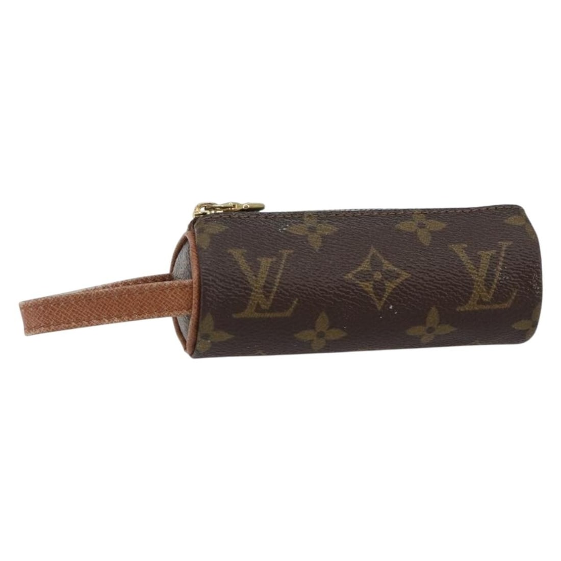 LOUIS VUITTON Monogram Golf Ball Pouch M58249 Auth France (1 of 18)