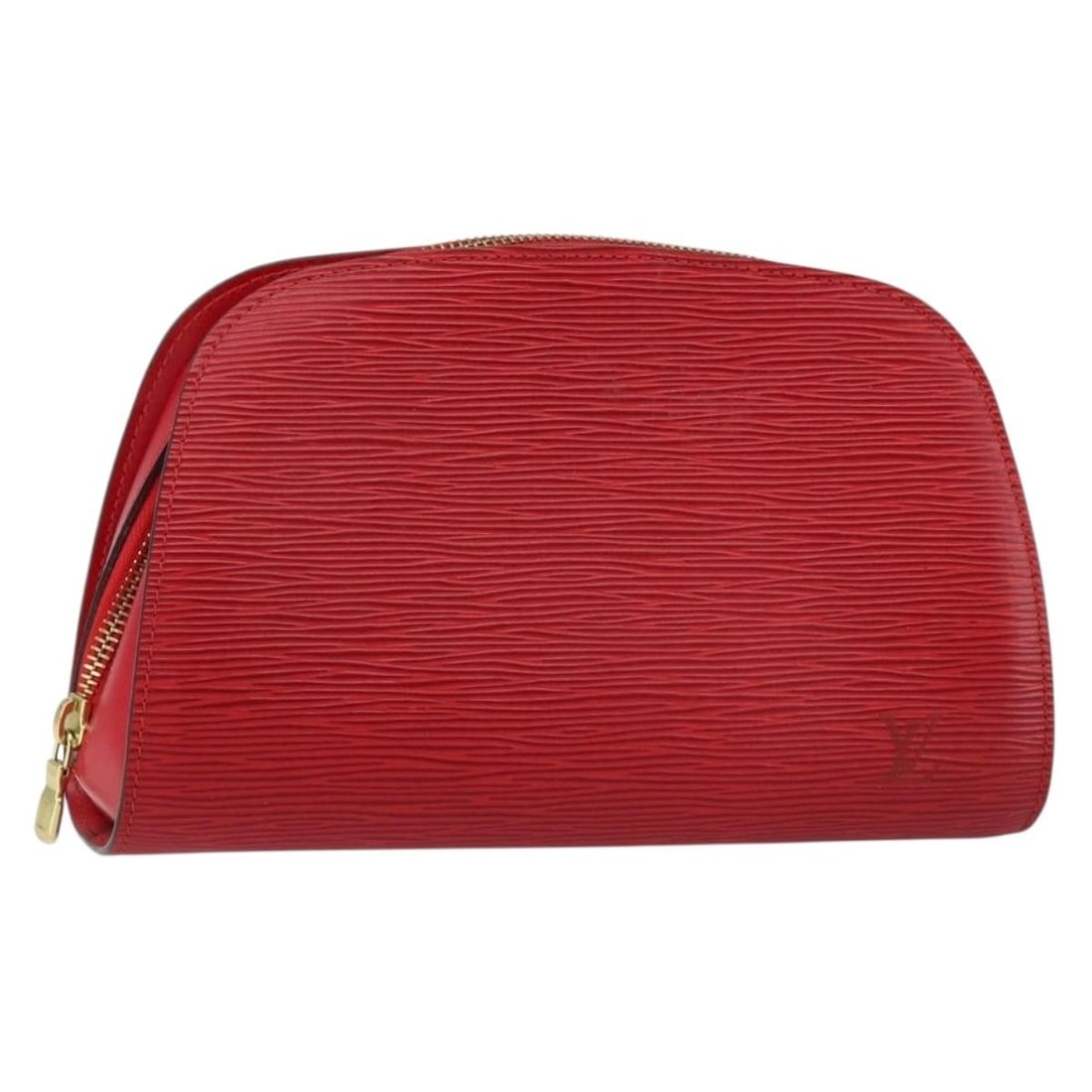 LOUIS VUITTON Epi Dauphine MM Pouch Red M48457 France (1 of 18)