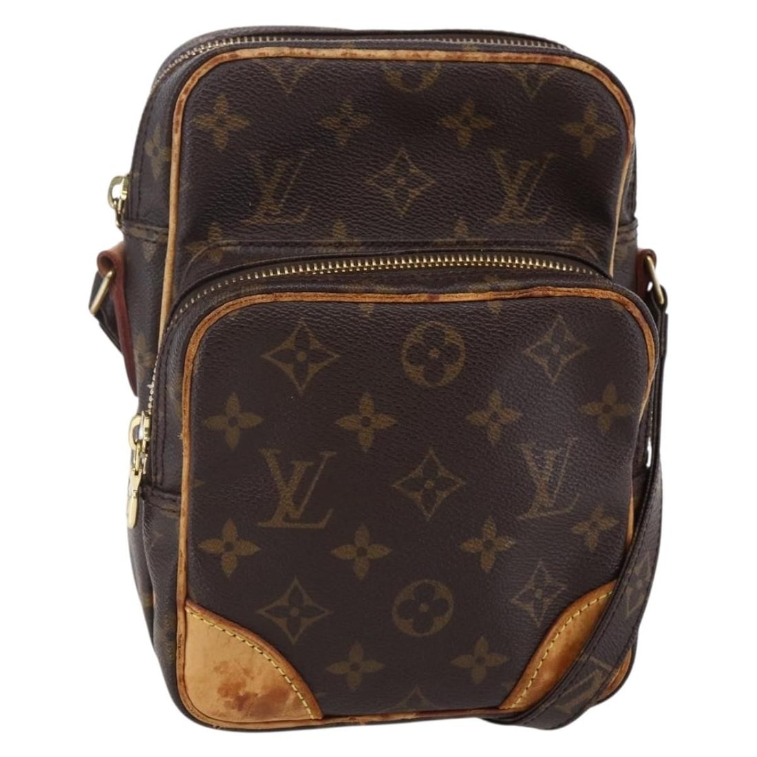 LOUIS VUITTON Monogram Amazon Shoulder Bag M45236 Auth France (1 of 18)