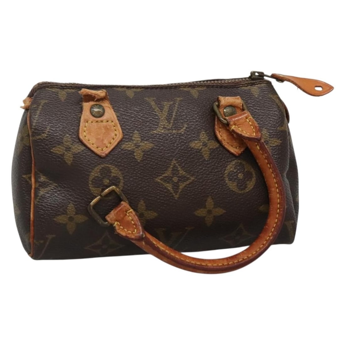 LOUIS VUITTON Monogram Mini Speedy Hand Bag M41534 Made in France (1 of 18)