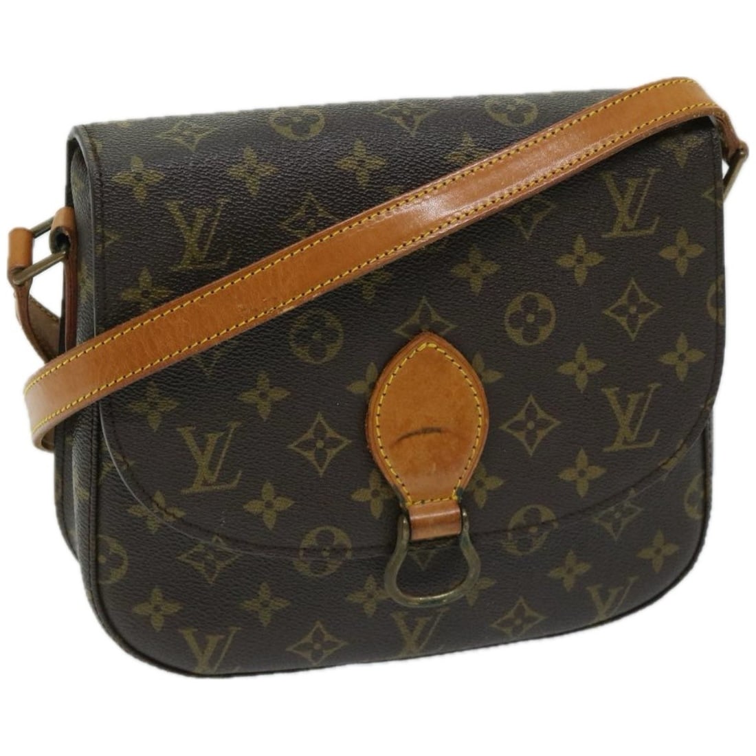 LOUIS VUITTON Monogram Saint Cloud GM Shoulder Bag M51242 Auth: LOUIS VUITTON Monogram Saint Cloud GM Shoulder Bag M51242 Auth This vintage LOUIS VUITTON Monogram Saint Cloud GM Shoulder Bag is a stylish accessory with a classic design. Crafted from durable Monogr