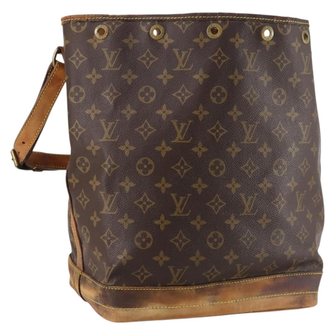 Authentic LOUIS VUITTON Monogram Noe Shoulder Bag M42224 (1 of 18)