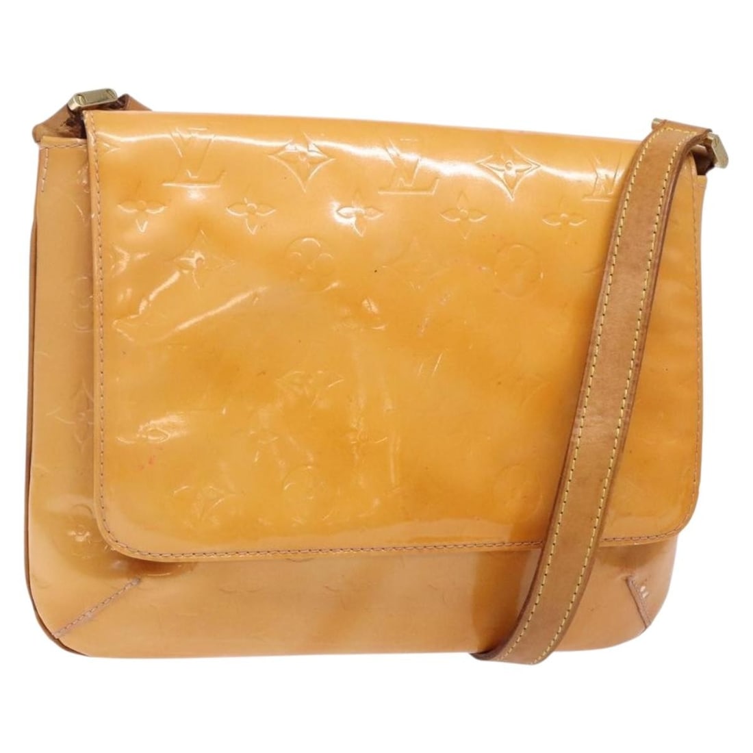 LOUIS VUITTON Vernis Thompson Street Bag Marshmallow Pink M91070 Shoulder Bag: LOUIS VUITTON Vernis Thompson Street Bag Marshmallow Pink M91070 Shoulder Bag This authentic Louis Vuitton Vernis Thompson Street Bag in Marshmallow Pink offers a chic and stylish accessory for everyd