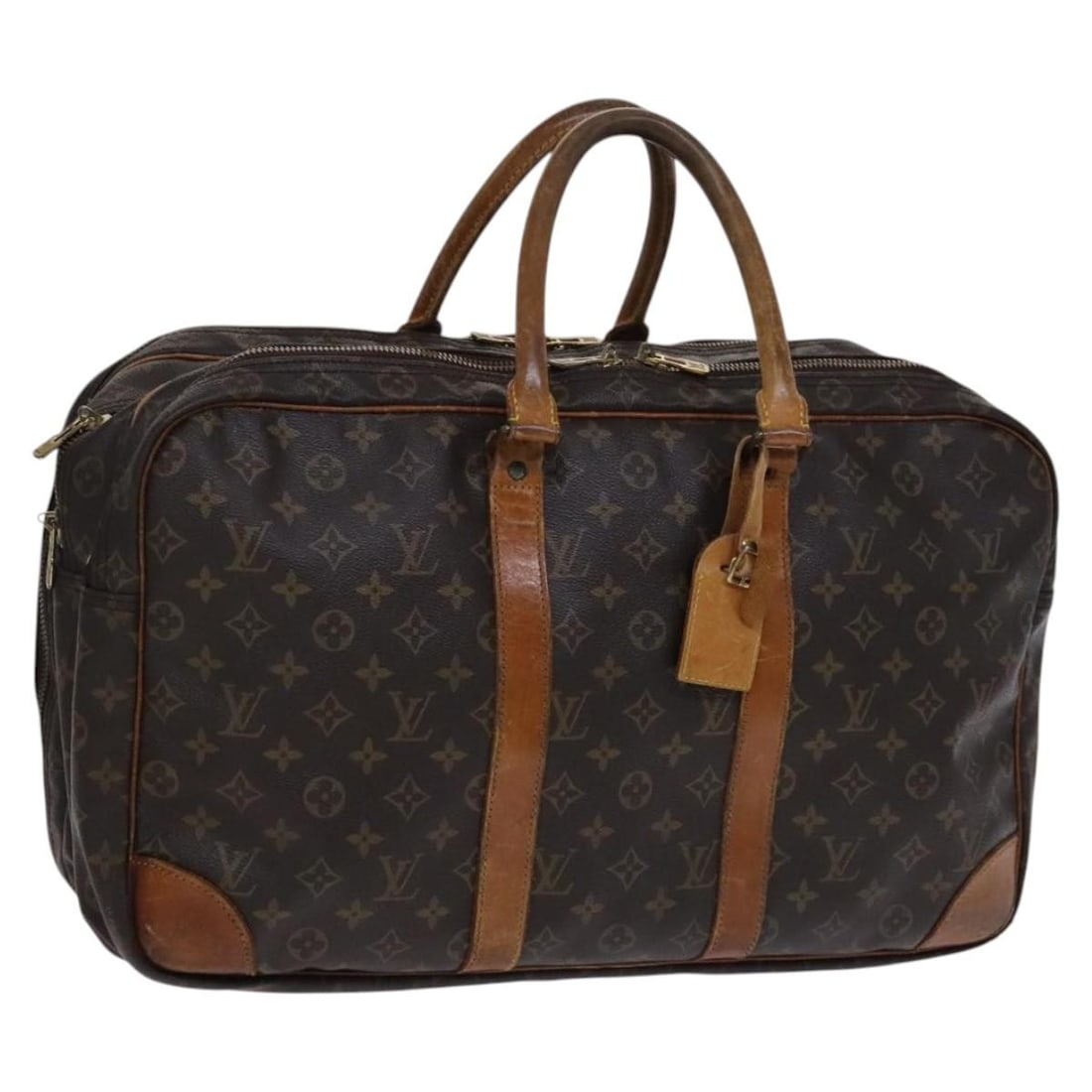 LOUIS VUITTON Monogram Sirius 50 Boston Bag M41406 Auth Made in France (1 of 18)