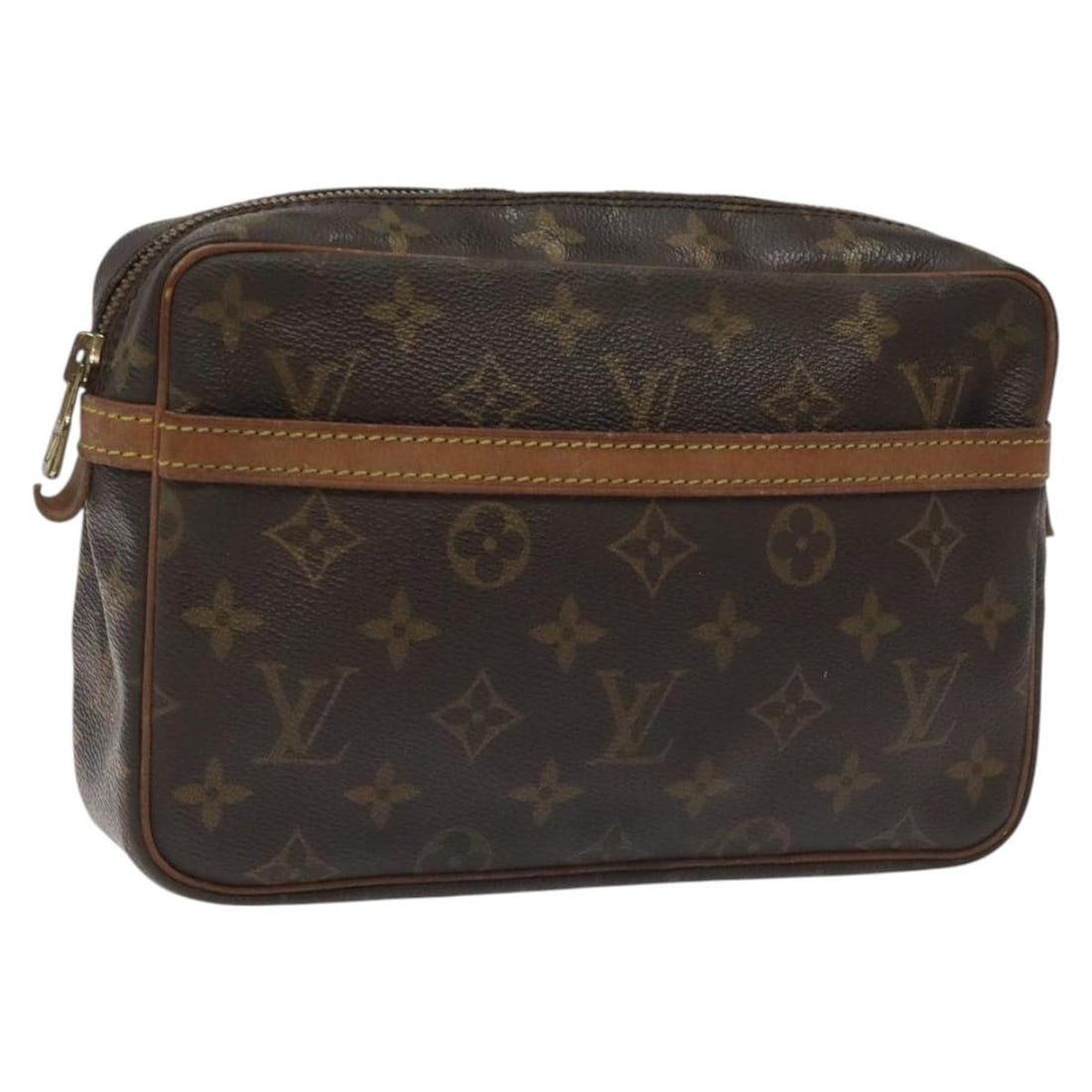LOUIS VUITTON Monogram Compiegne 23 Clutch Bag M51847 Made in France: LOUIS VUITTON Monogram Compiegne 23 Clutch Bag M51847 Made in France Experience timeless elegance with the LOUIS VUITTON Monogram Compiegne 23 Clutch Bag. Crafted in France from durable Monogram Canva