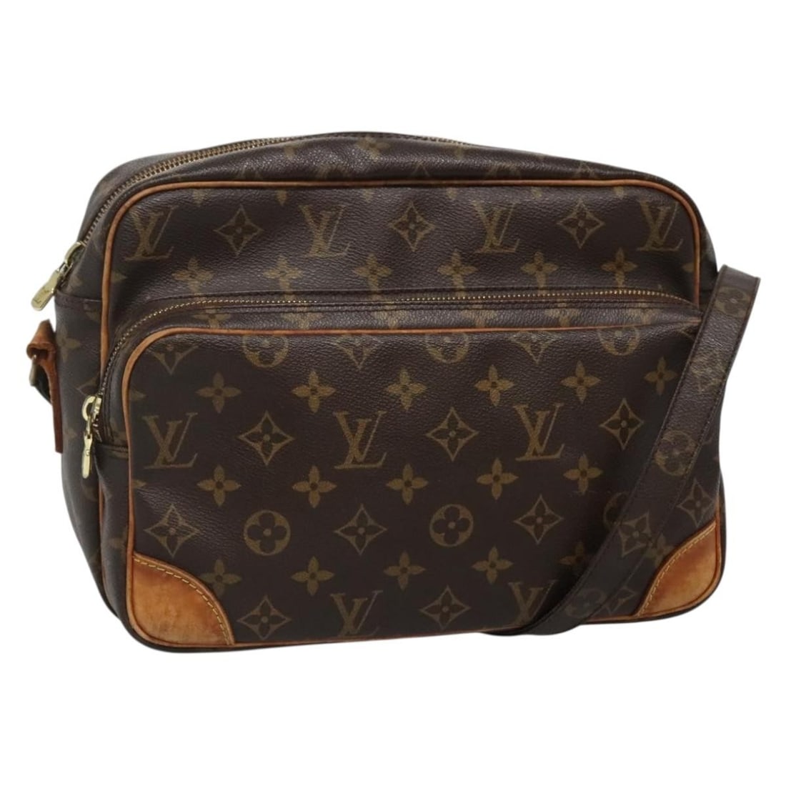 LOUIS VUITTON Monogram Nile Shoulder Bag M45244 Auth France (1 of 18)