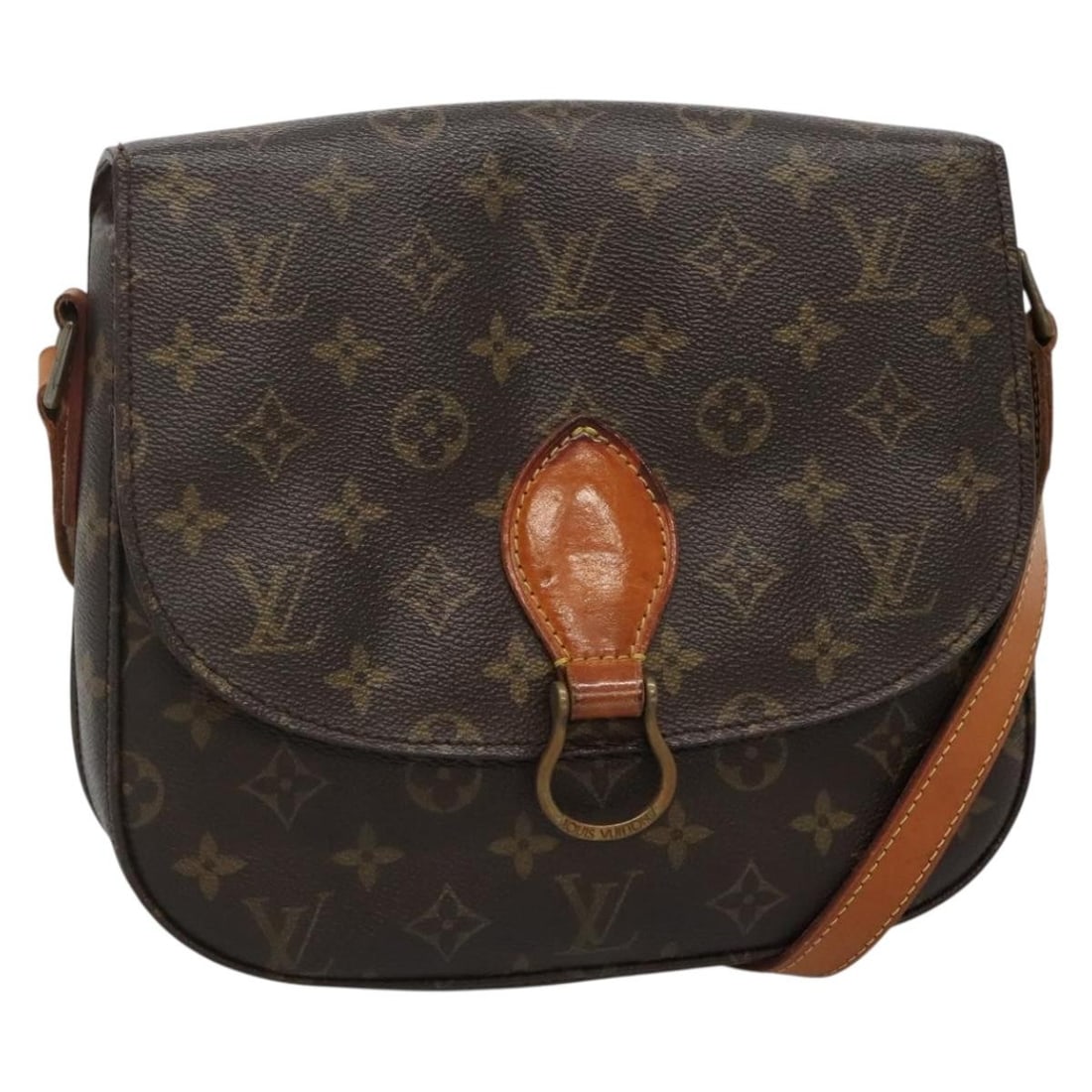 LOUIS VUITTON Monogram Saint Cloud GM Shoulder Bag M51242 France Auth: LOUIS VUITTON Monogram Saint Cloud GM Shoulder Bag M51242 France Auth The LOUIS VUITTON Monogram Saint Cloud GM Shoulder Bag is a stylish and versatile accessory that embodies luxury and practicality.