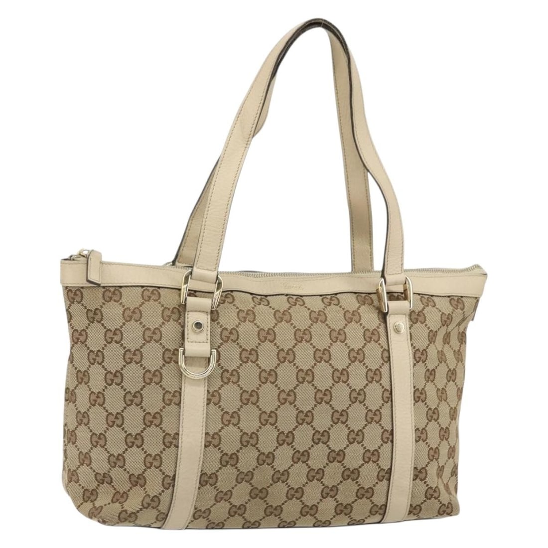 Beige Gold GG Canvas Abbey Tote by Gucci with Dust Bag (1 of 18)