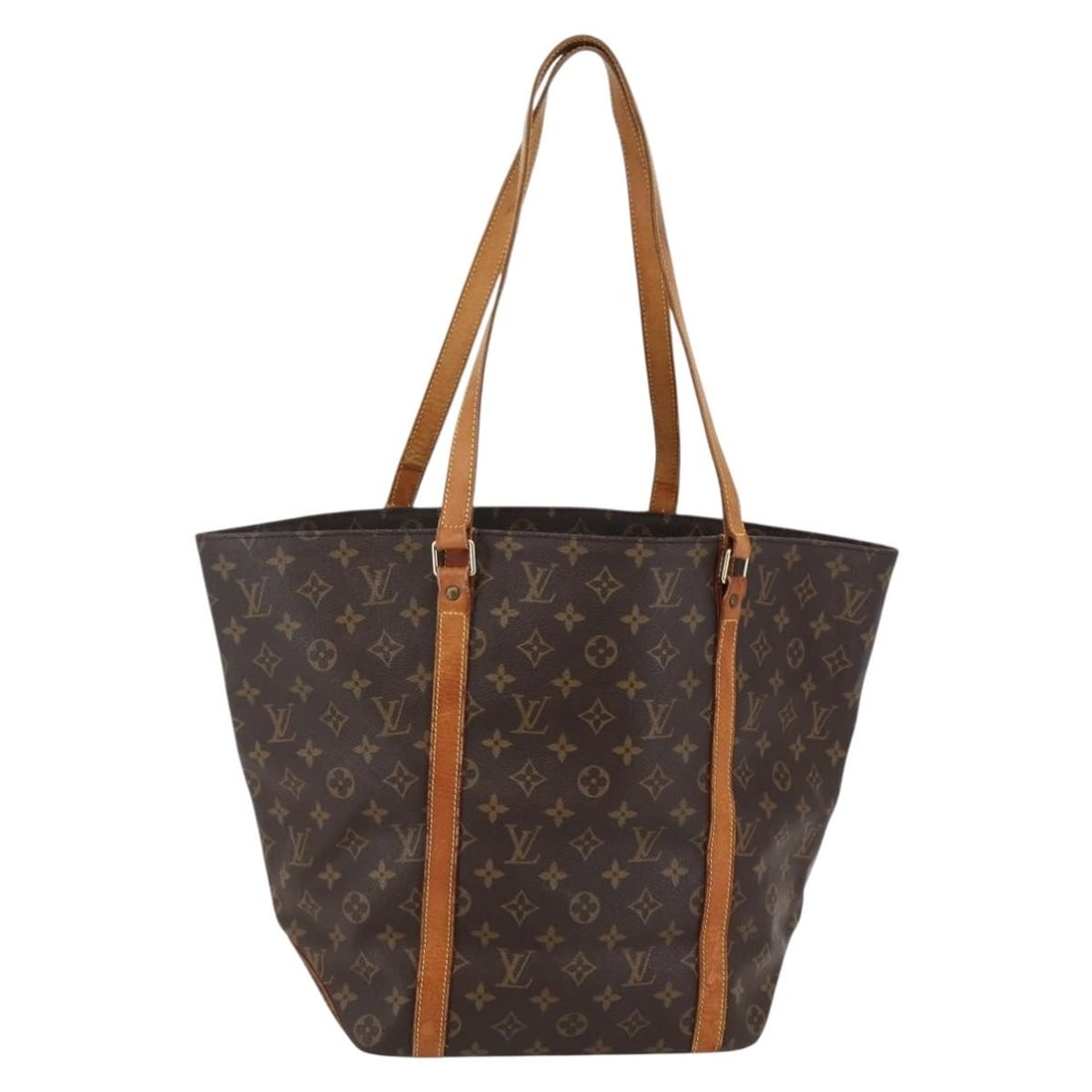 Authentic LOUIS VUITTON Monogram Tote Bag M51108 France: Authentic LOUIS VUITTON Monogram Tote Bag M51108 France This authentic LOUIS VUITTON Monogram Sac Shopping Tote Bag is a stylish and practical accessory, perfect for everyday use. Crafted from durable