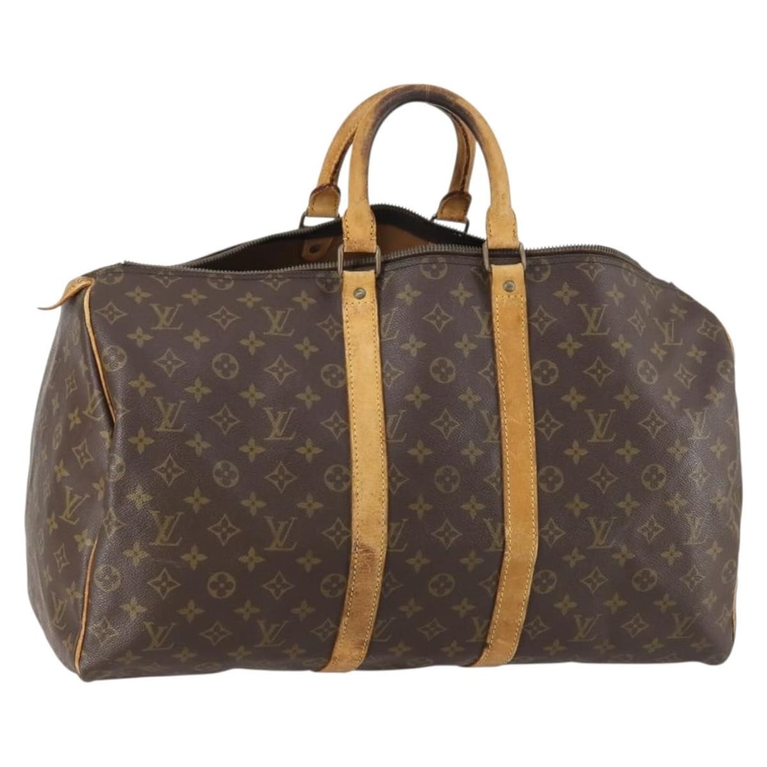 LOUIS VUITTON Monogram Keepall 50 Boston Bag M41426 Auth: LOUIS VUITTON Monogram Keepall 50 Boston Bag M41426 Auth The LOUIS VUITTON Monogram Keepall 50 Boston Bag is a classic design crafted from durable Monogram Canvas, showcasing the iconic LV pattern. Th