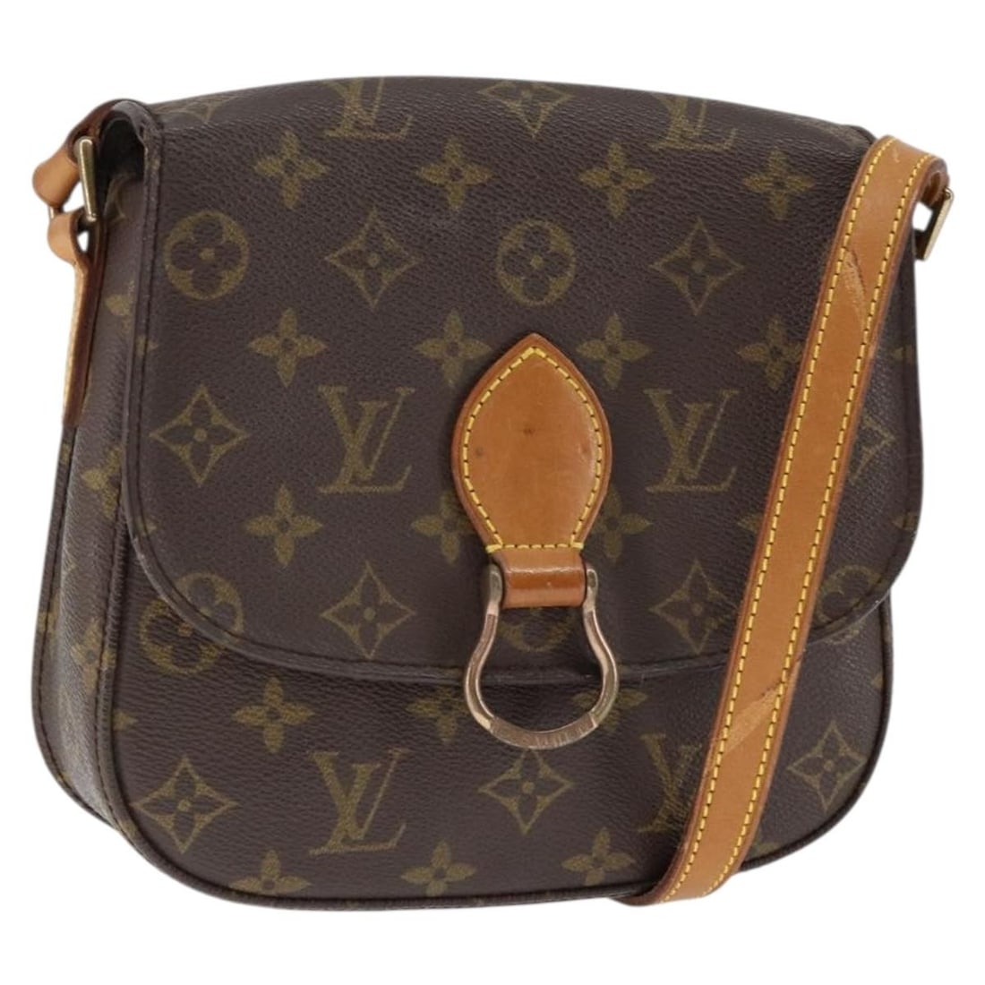 LOUIS VUITTON Monogram Saint Cloud MM Shoulder Bag M51243 Authenticated (1 of 18)