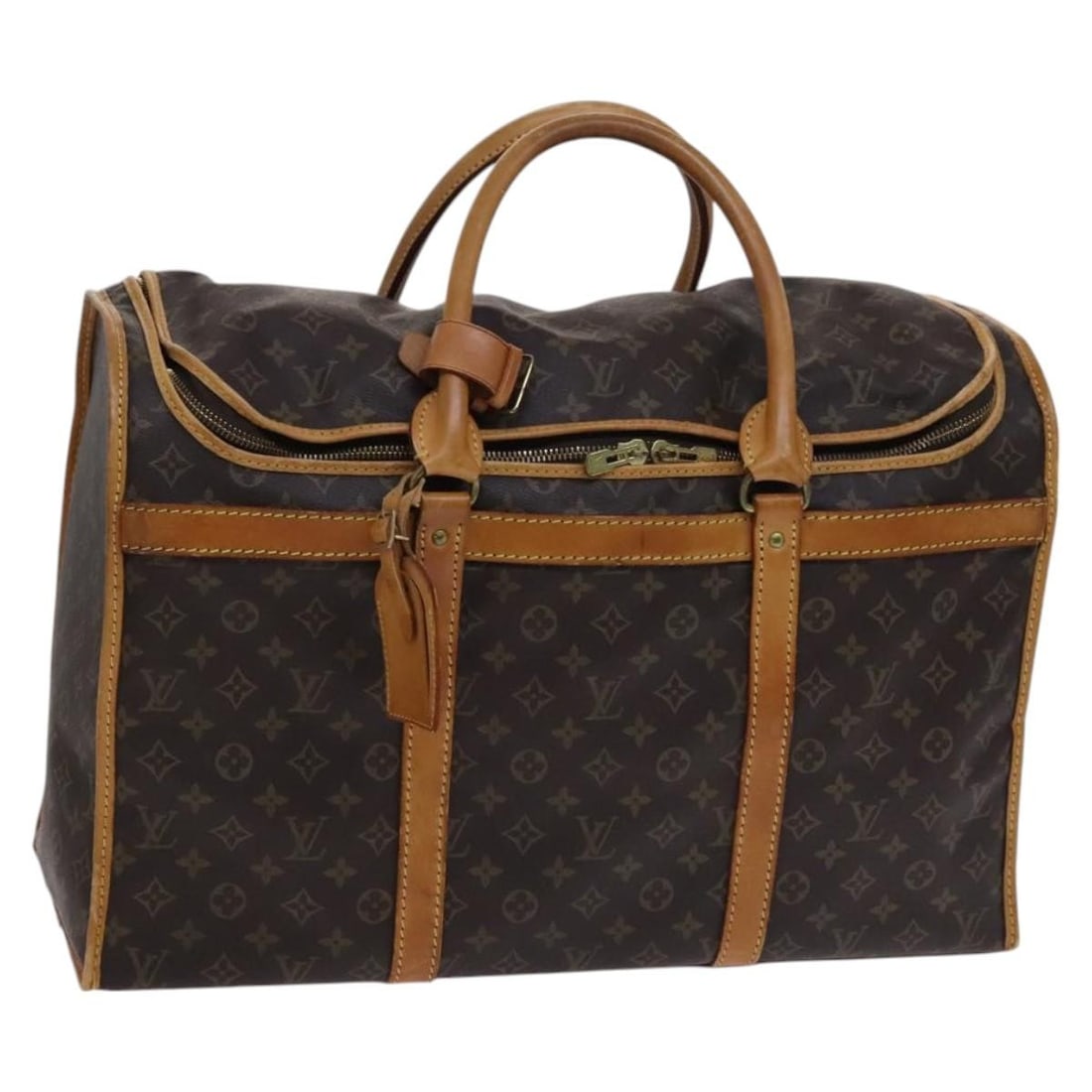 LOUIS VUITTON Monogram Sac Chasseur 55 Boston Bag M41922 Made in France (1 of 18)