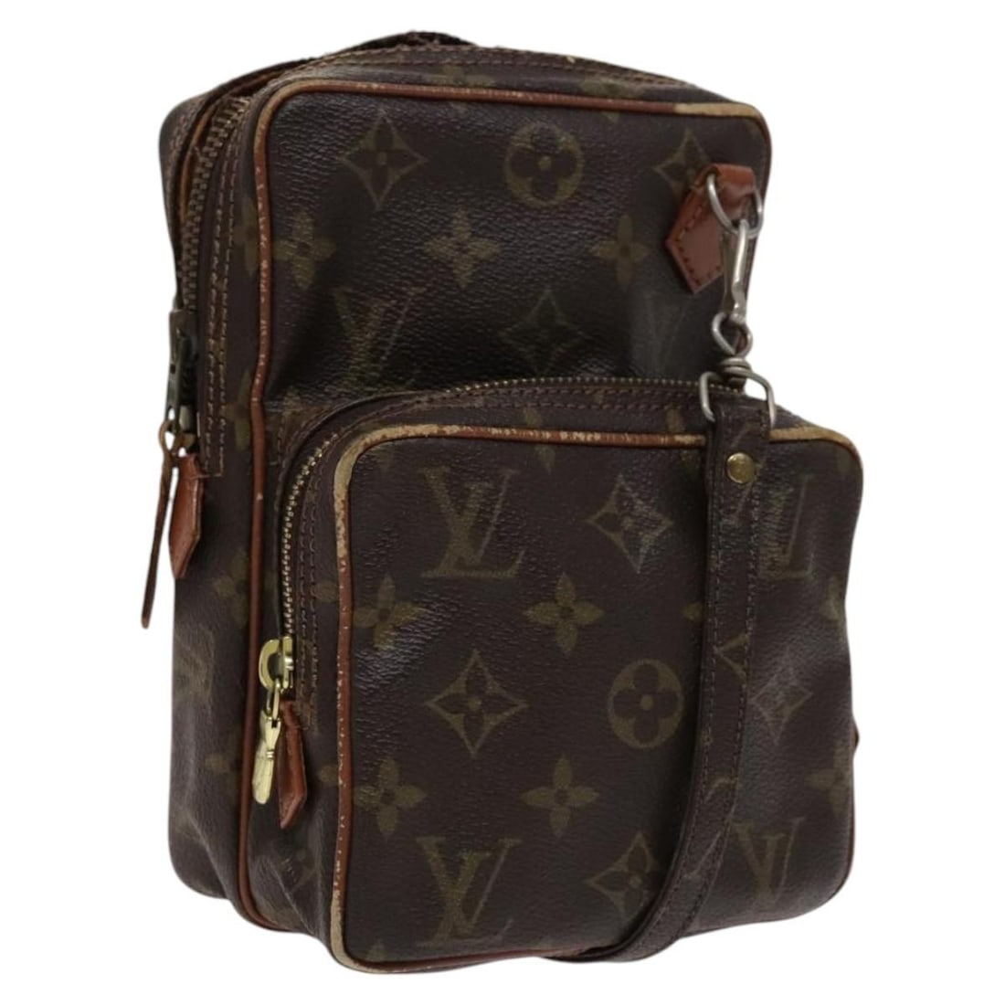 LOUIS VUITTON Vintage Monogram Amazon Shoulder Bag M45236 France: LOUIS VUITTON Vintage Monogram Amazon Shoulder Bag M45236 France This vintage LOUIS VUITTON Monogram Amazon Shoulder Bag is a stylish accessory crafted from durable Monogram Canvas. With a classic mon