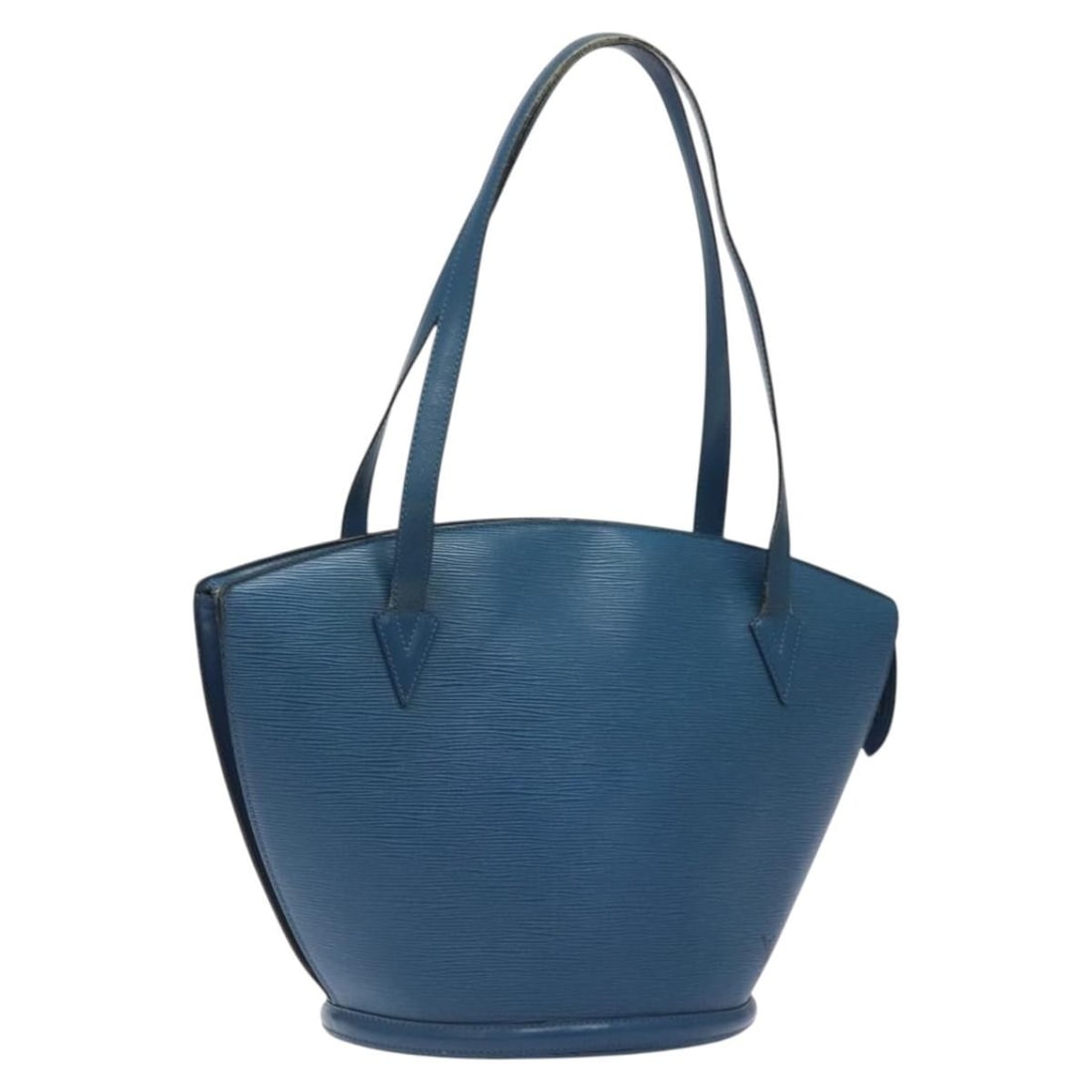 Louis Vuitton Epi Saint Jacques Shoulder Bag Blue M52275 Made in France: Louis Vuitton Epi Saint Jacques Shoulder Bag Blue M52275 Made in France This authentic LOUIS VUITTON Epi Saint Jacques Shoulder Bag is crafted from luxurious Epi leather in a striking blue hue. The ba