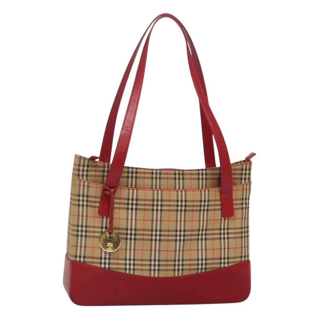 Burberry Nova Check Beige Gold Canvas Tote Bag 125962 (1 of 18)