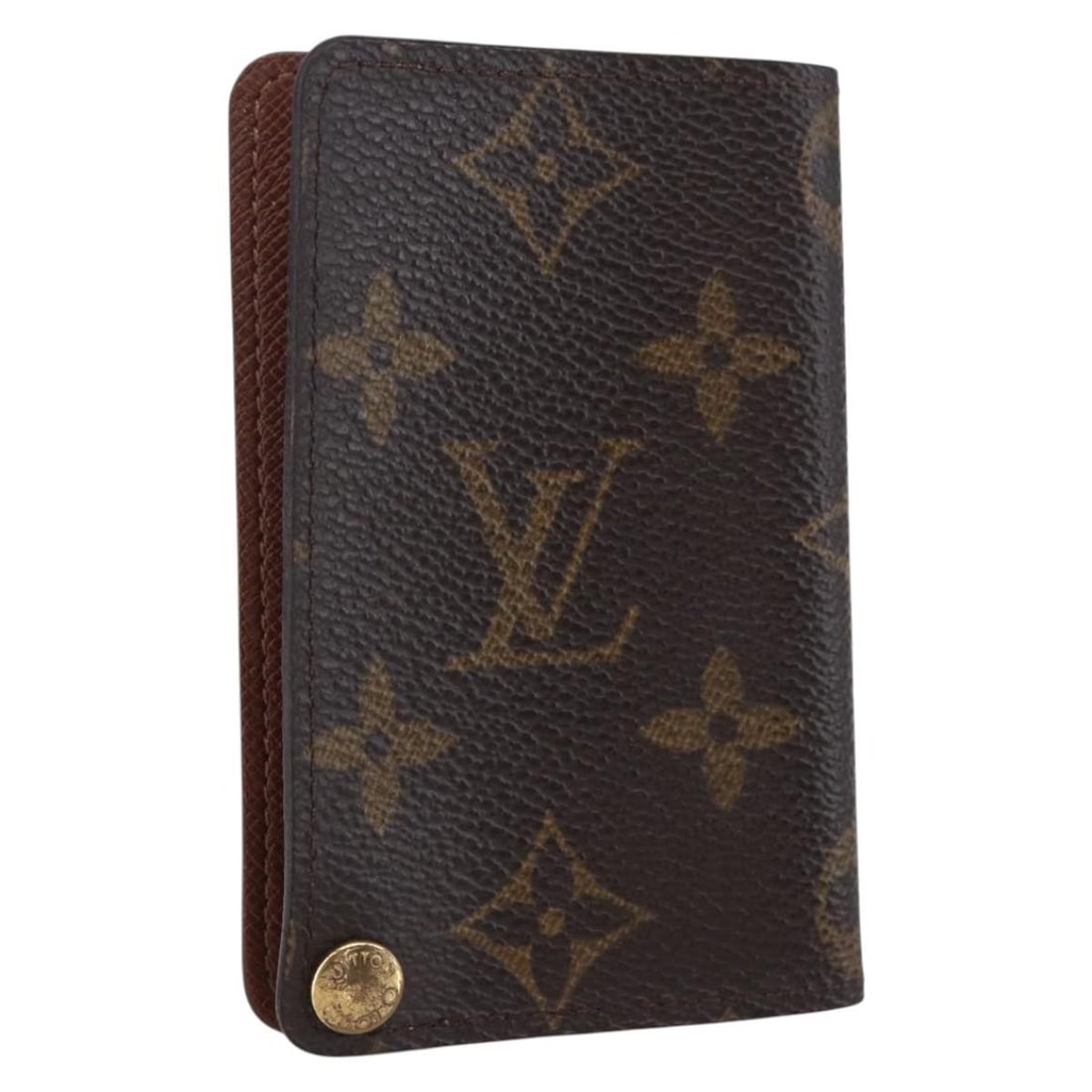 LOUIS VUITTON Monogram Card Case M60937 Auth France (1 of 18)