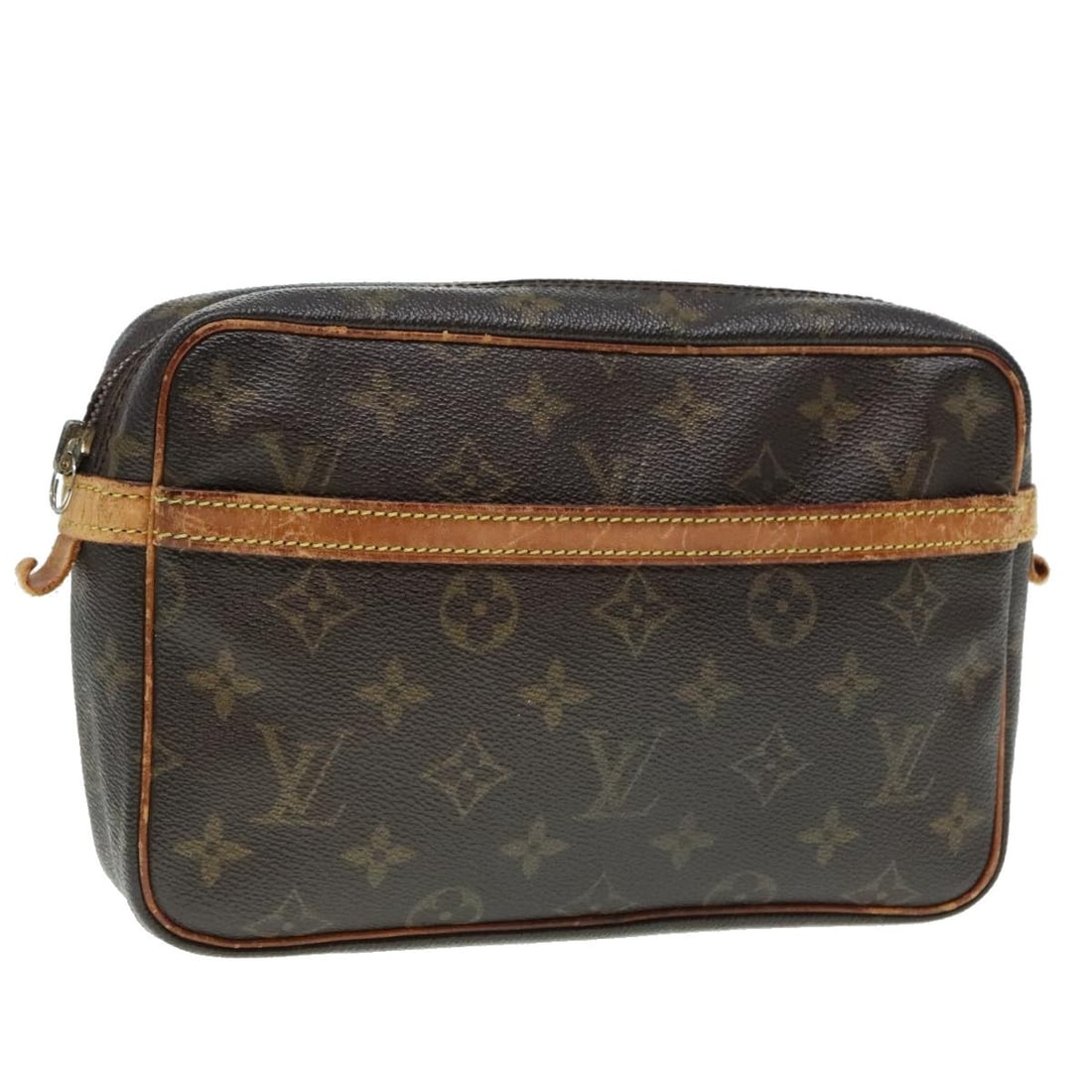 LOUIS VUITTON Monogram Compiegne 23 Clutch Bag M51847 France (1 of 18)