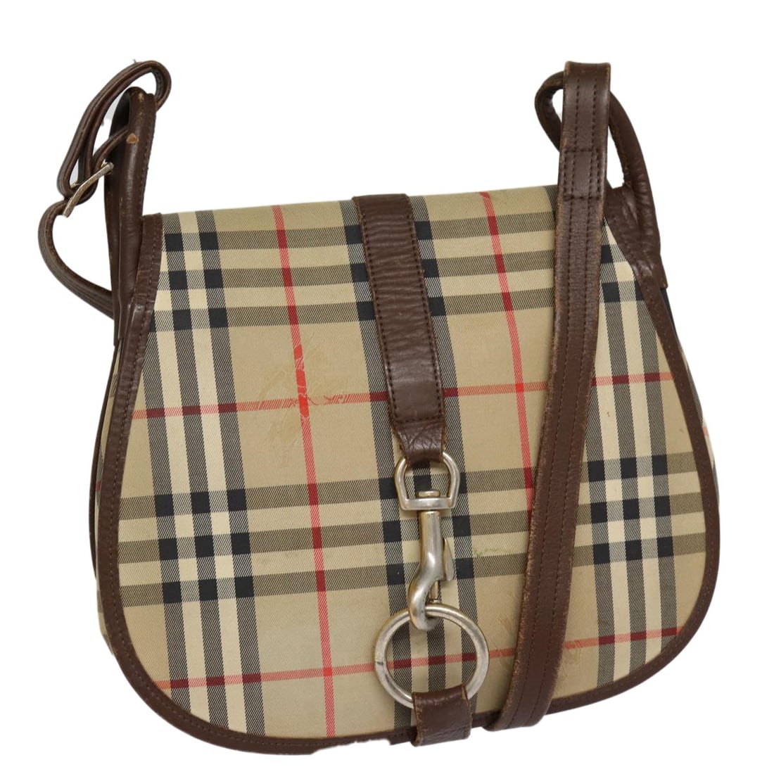 Burberrys Nova Check Canvas Shoulder Bag Beige Brown Auth: Burberrys Nova Check Canvas Shoulder Bag Beige Brown Auth This Burberrys Nova Check Shoulder Bag combines classic style with practical functionality. Crafted from durable canvas, it features a sophist