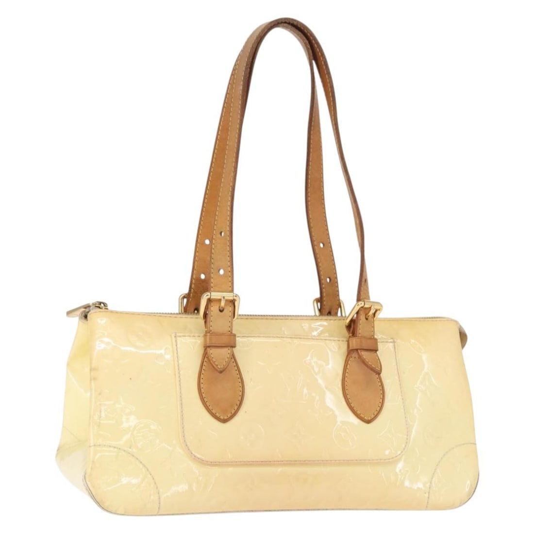 LOUIS VUITTON Monogram Vernis Rosewood Avenue Hand Bag Perle M93508 Authentic: LOUIS VUITTON Monogram Vernis Rosewood Avenue Hand Bag Perle M93508 Authentic The LOUIS VUITTON Monogram Vernis Rosewood Avenue Hand Bag in Perle is a chic accessory crafted from high-quality patent l