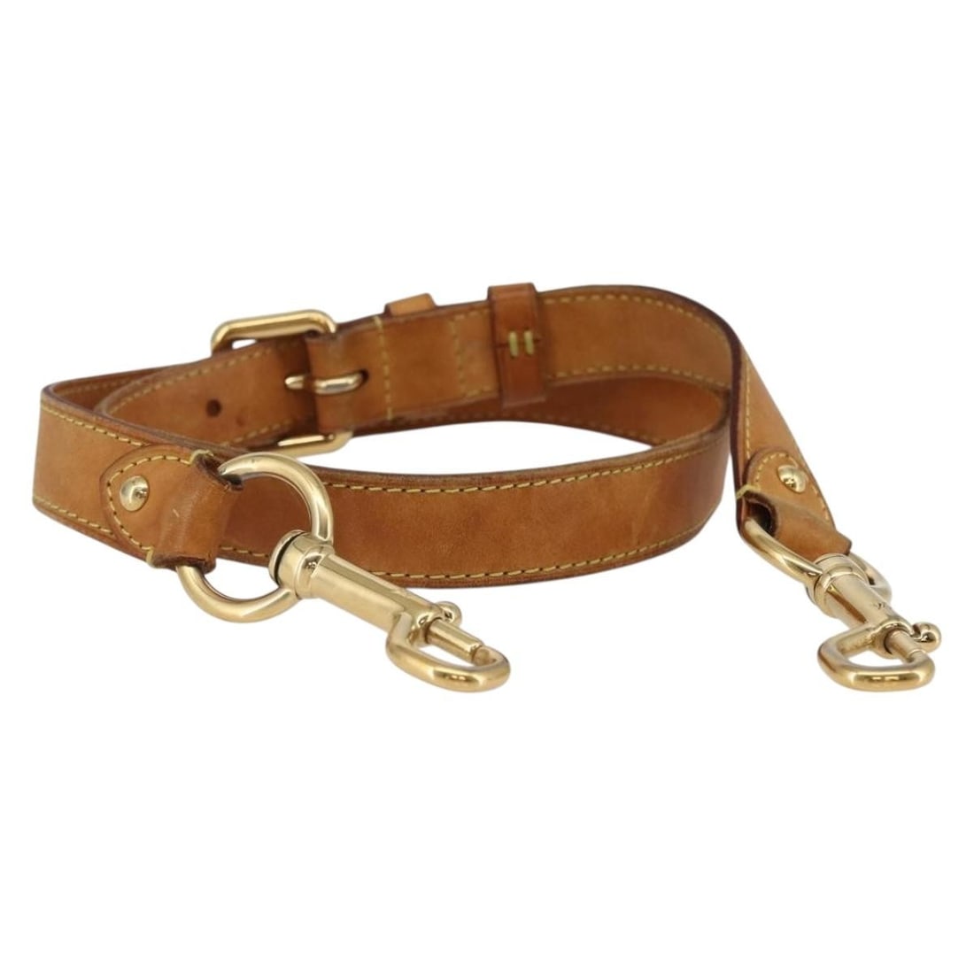 Louis Vuitton Beige Leather Adjustable Shoulder Strap 35 to 39 Inches Auth: Louis Vuitton Beige Leather Adjustable Shoulder Strap 35 to 39 Inches Auth This adjustable shoulder strap from LOUIS VUITTON is crafted from high-quality leather in a sophisticated beige color. Design