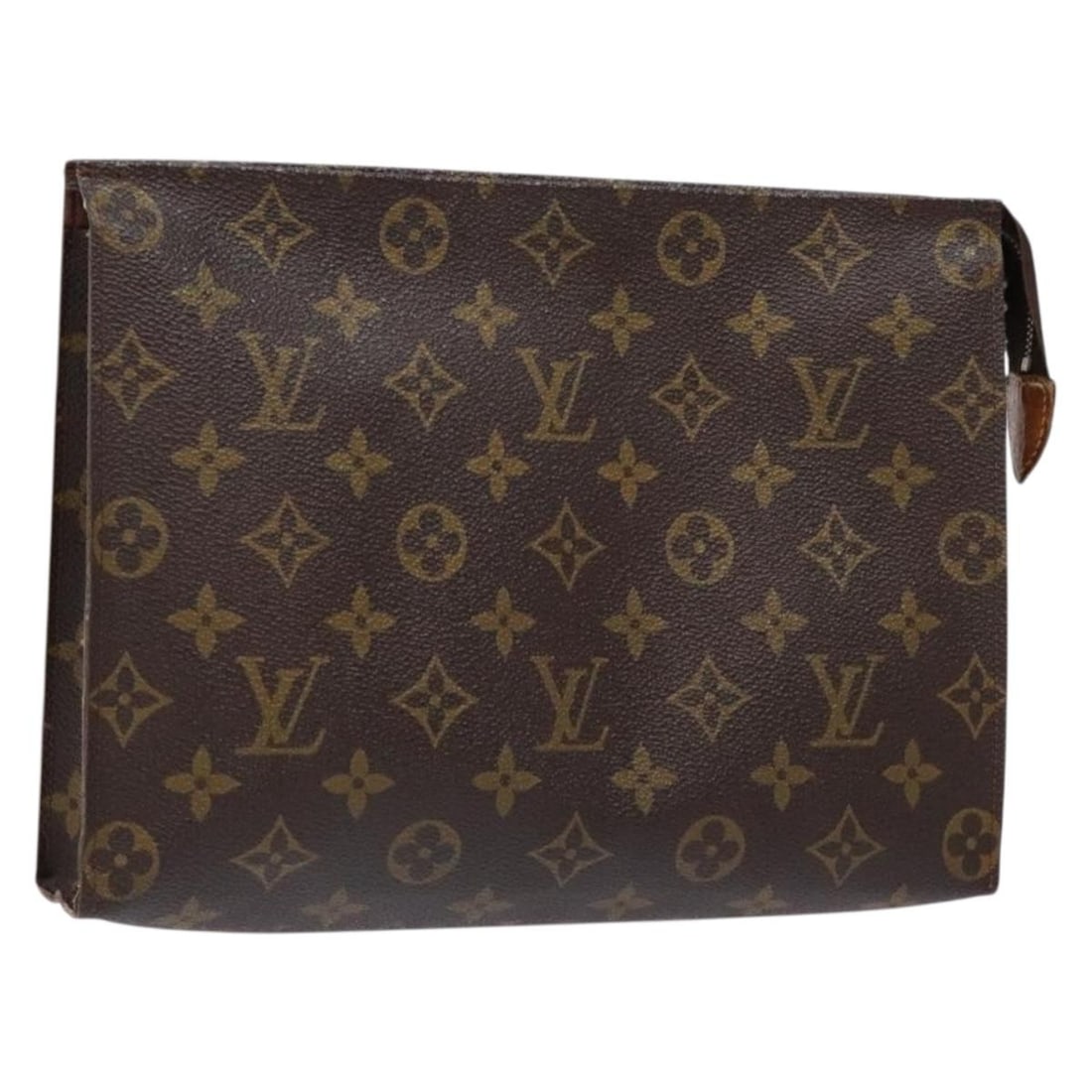 LOUIS VUITTON Monogram Poche Toilette 26 Pouch M47542 Auth France: LOUIS VUITTON Monogram Poche Toilette 26 Pouch M47542 Auth France The LOUIS VUITTON Monogram Poche Toilette 26 Pouch is a stylish accessory crafted from durable Monogram Canvas, showcasing the iconic