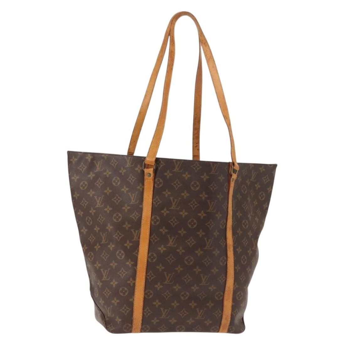 LOUIS VUITTON Monogram Sac Shopping GM Tote Bag M51110 Auth: LOUIS VUITTON Monogram Sac Shopping GM Tote Bag M51110 Auth This LOUIS VUITTON Monogram Sac Shopping GM Tote Bag (M51110) is a stylish and functional accessory crafted from durable Monogram Canvas. It