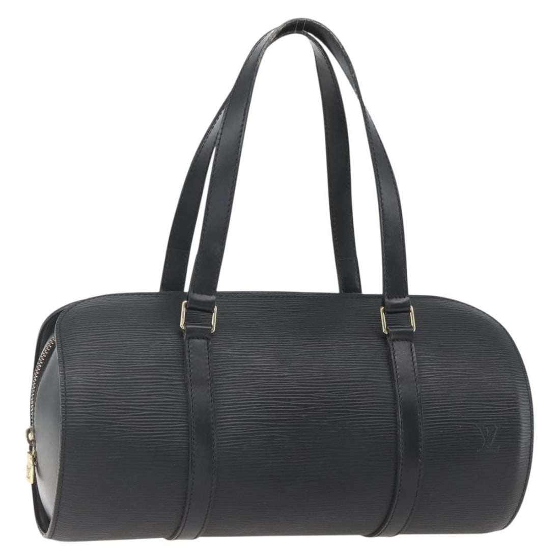 LOUIS VUITTON Epi Soufflot Hand Bag Black M52222 Auth MI0937 (1 of 18)