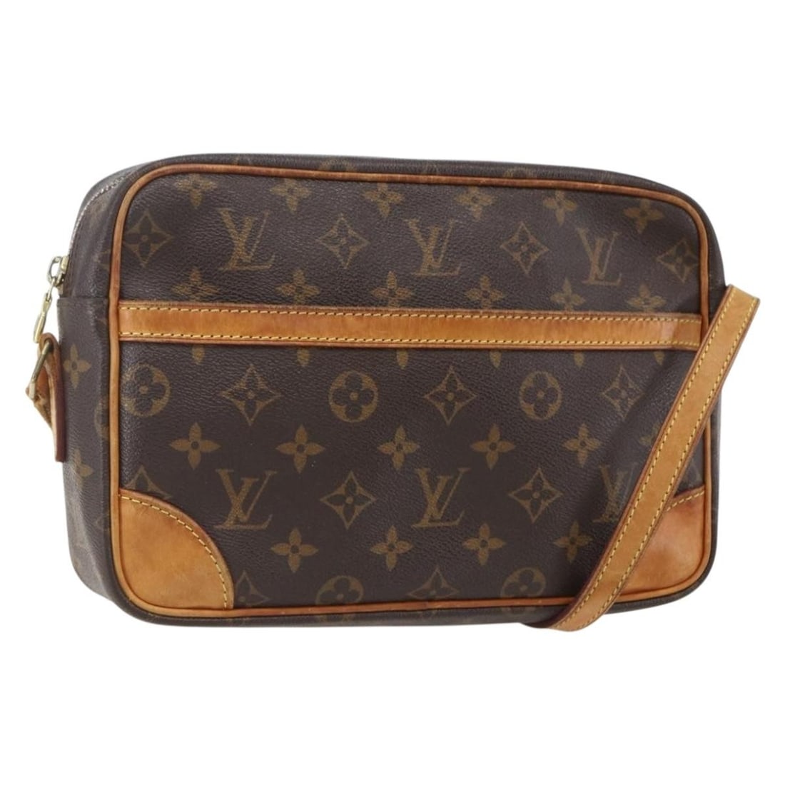 Louis Vuitton Trocadero 27 Monogram Canvas Shoulder Bag M51274 France: Louis Vuitton Trocadero 27 Monogram Canvas Shoulder Bag M51274 France This is a Louis Vuitton Monogram Trocadero 27 shoulder bag crafted in monogram canvas. The bag features a classic monogram pattern