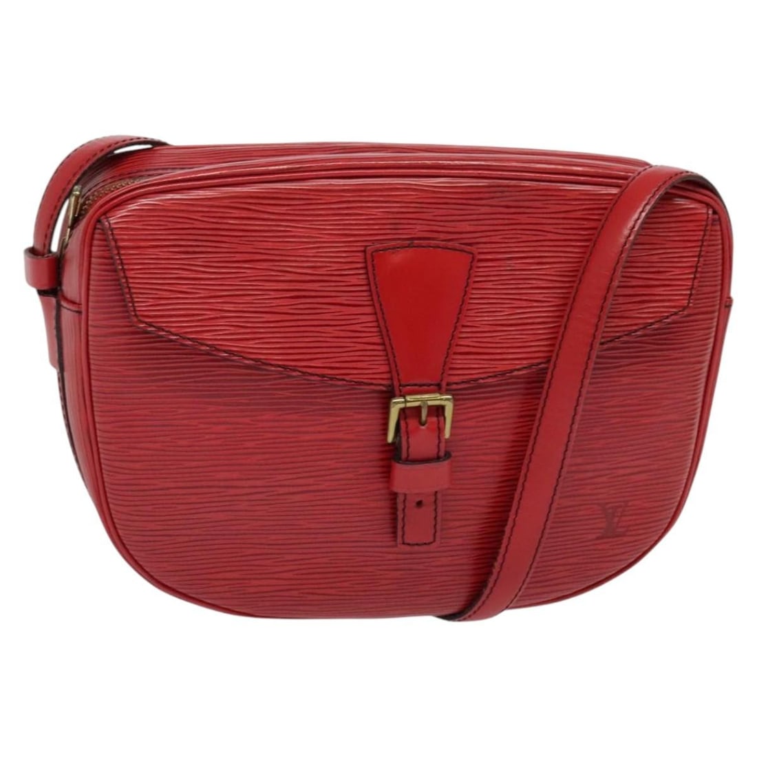 LOUIS VUITTON Epi Jeune Fille MM Red Shoulder Bag M52157 Made in France (1 of 18)