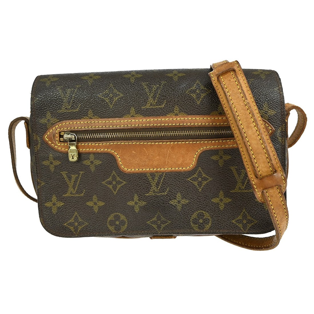 Louis Vuitton Saint Germain 24 Monogram Shoulder Bag Brown: Louis Vuitton Saint Germain 24 Monogram Shoulder Bag Brown The Louis Vuitton Saint Germain 24 Shoulder Bag is a stylish vintage accessory, beautifully crafted in signature Monogram Canvas Leather. Wit