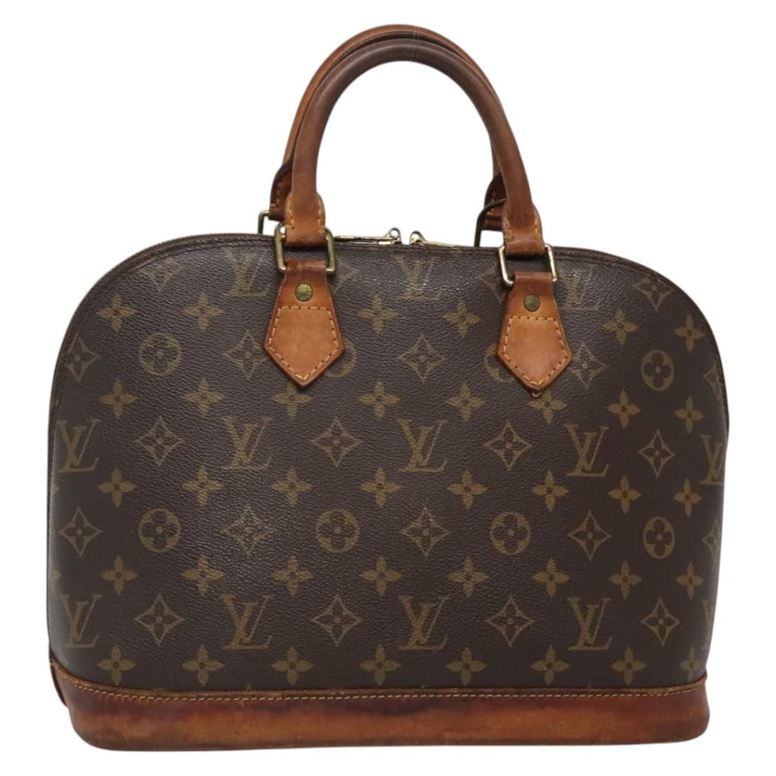 Authentic LOUIS VUITTON Monogram Alma Hand Bag M51130 Made in France: Authentic LOUIS VUITTON Monogram Alma Hand Bag M51130 Made in France This stylish Louis Vuitton Monogram Alma Hand Bag (M51130) is a timeless accessory exuding luxury and sophistication. Crafted from