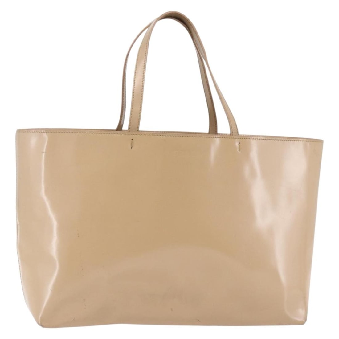 PRADA Beige Enamel Tote Bag Authentic Made in Italy BA6491: PRADA Beige Enamel Tote Bag Authentic Made in Italy BA6491 Discover the elegance of this PRADA Tote Bag in a sophisticated beige enamel finish. Crafted in Italy, this stylish tote features a spacious