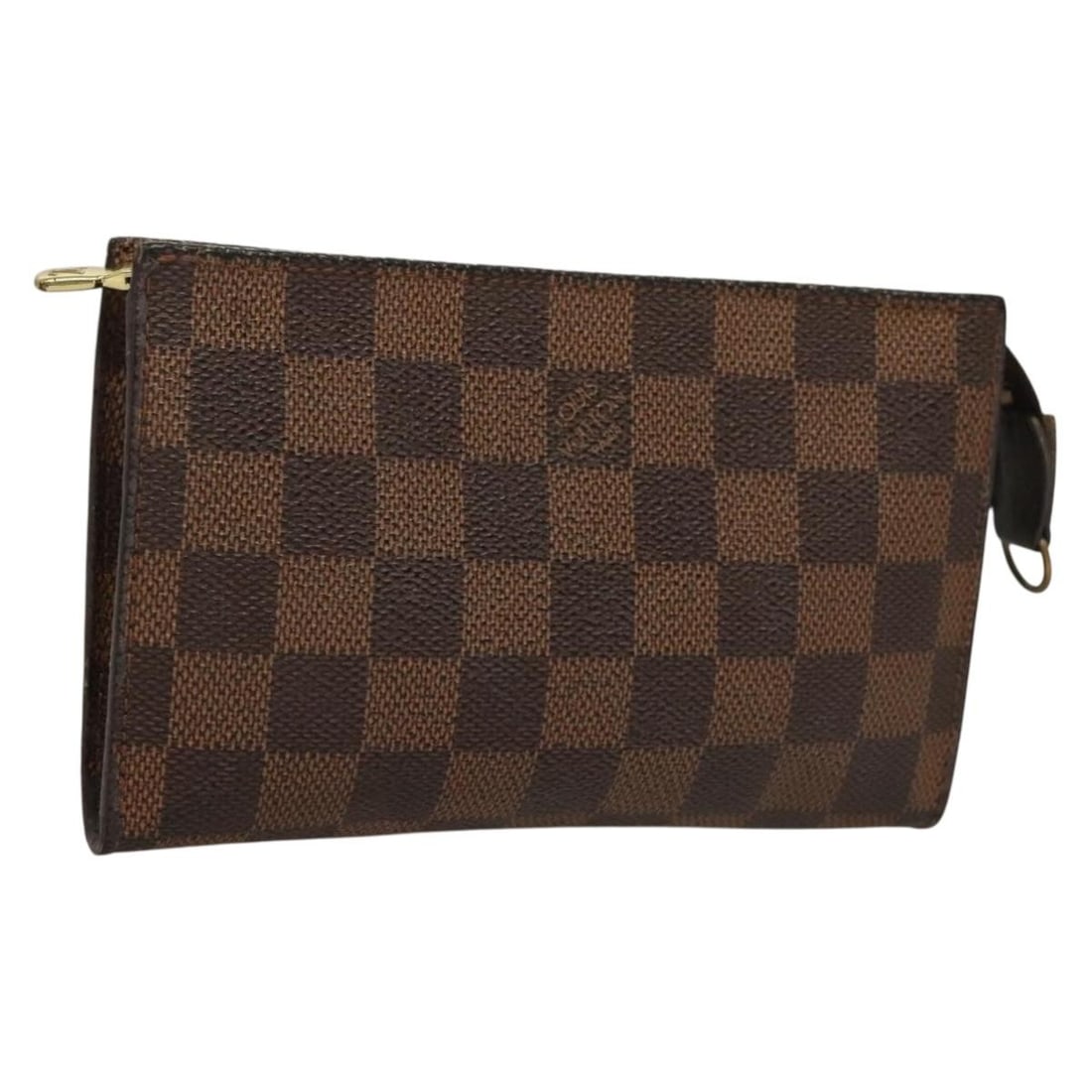 Louis Vuitton Damier Ebene Marais Pouch Auth AR0948: Louis Vuitton Damier Ebene Marais Pouch Auth AR0948 This authentic LOUIS VUITTON Damier Ebene Marais Pouch is a stylish accessory crafted from premium Damier Ebene Canvas. It features a sleek design p
