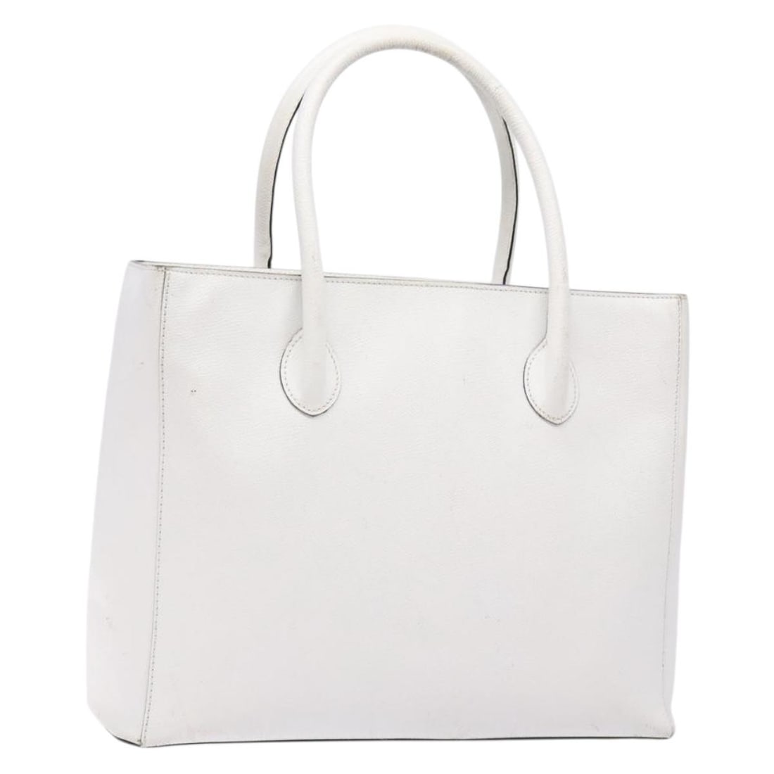 CELINE Leather Hand Bag White Gold Made in Italy (1 of 18)