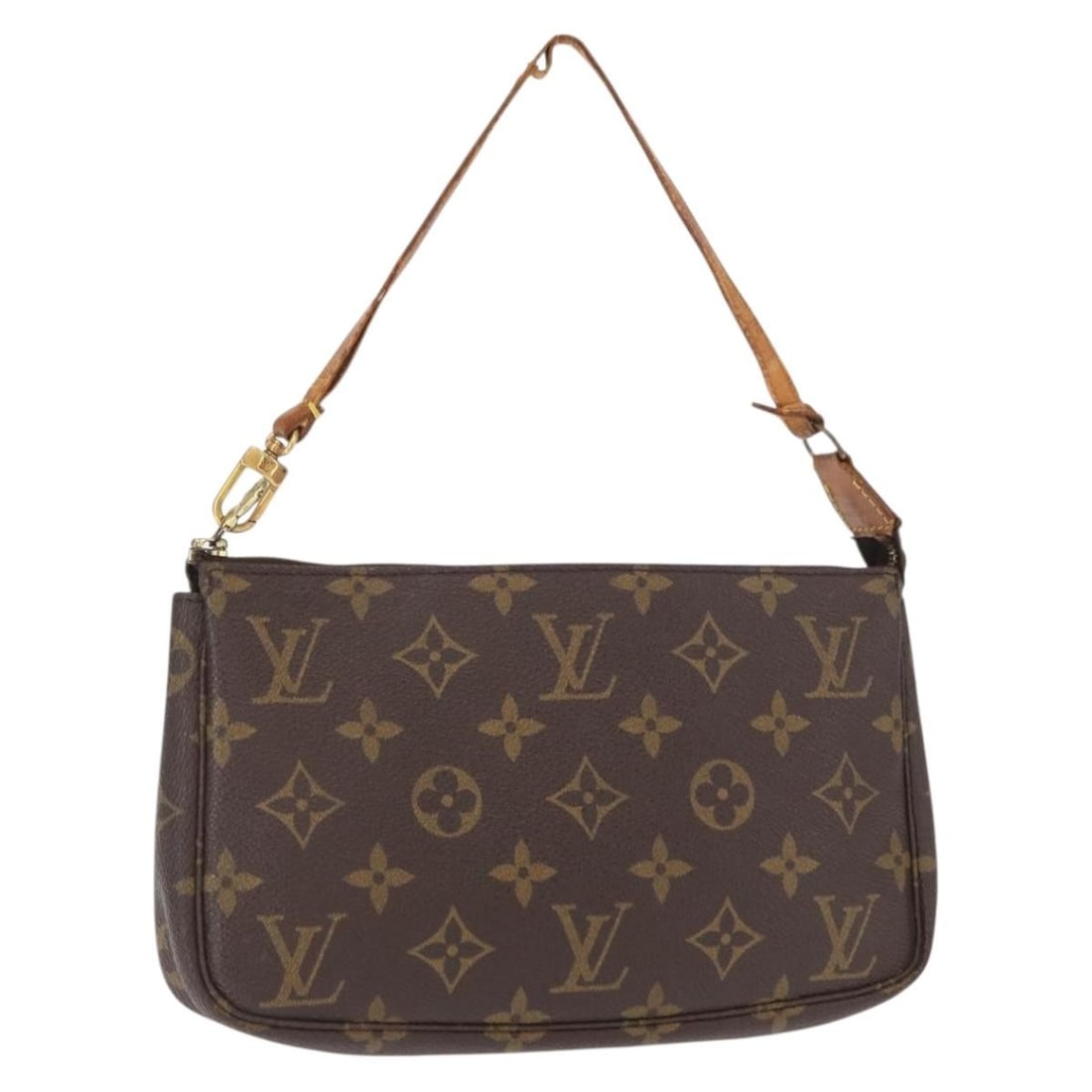 Monogram Canvas Pochette Accessoires Pouch M51980 by Louis Vuitton: Monogram Canvas Pochette Accessoires Pouch M51980 by Louis Vuitton This is a Louis Vuitton Monogram Pochette Accessoires pouch, model M51980. Crafted from signature monogram canvas, the pouch features