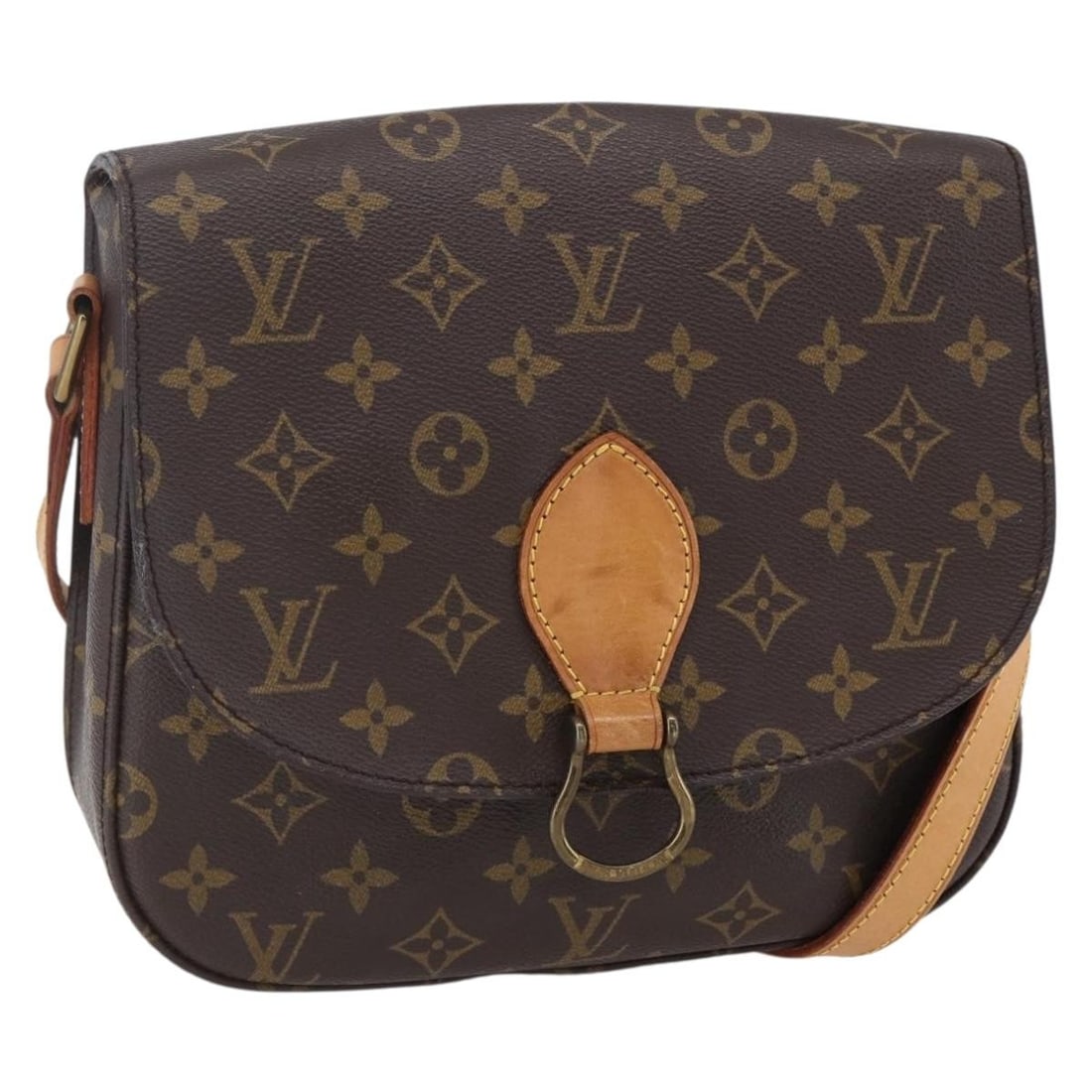 LOUIS VUITTON Monogram Saint Cloud GM Shoulder Bag M51242 Auth France: LOUIS VUITTON Monogram Saint Cloud GM Shoulder Bag M51242 Auth France This Louis Vuitton Monogram Saint Cloud GM Shoulder Bag is a stylish and functional accessory ideal for daily use. Crafted in Fran
