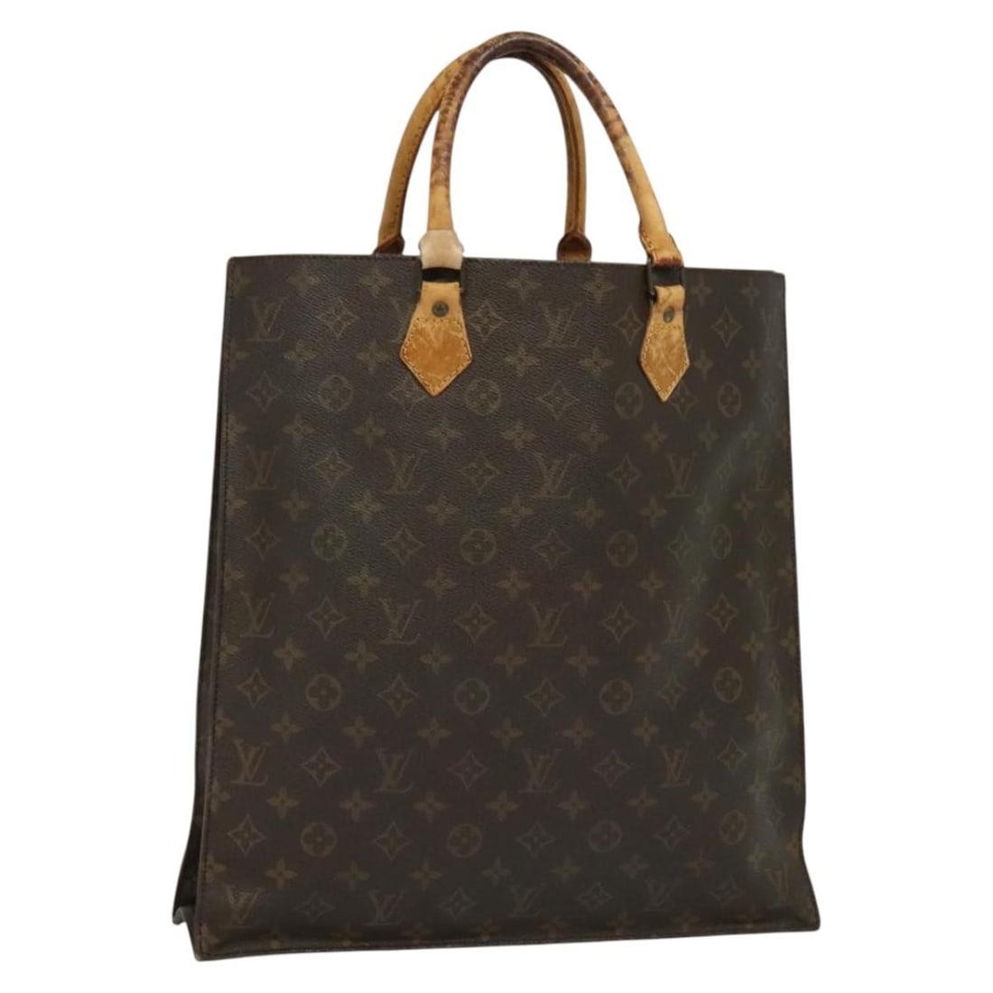 Louis Vuitton Monogram Sac Plat Hand Bag M51140 Authentic France: Louis Vuitton Monogram Sac Plat Hand Bag M51140 Authentic France This authentic LOUIS VUITTON Monogram Sac Plat Hand Bag (Model M51140) is a stylish and practical accessory crafted from durable Monogr