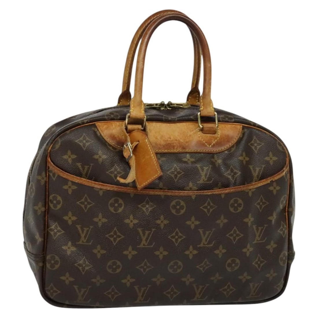 LOUIS VUITTON Monogram Deauville Hand Bag M47270 Authentic: LOUIS VUITTON Monogram Deauville Hand Bag M47270 Authentic The LOUIS VUITTON Monogram Deauville Hand Bag M47270 is a stylish and iconic accessory crafted from signature Monogram Canvas, showcasing the