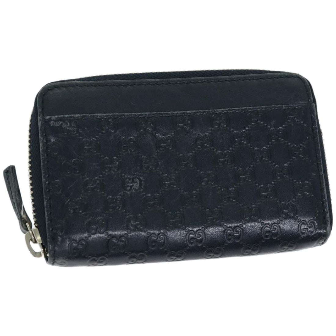 GUCCI GG Canvas Navy Coin Purse 256810 Authentic Made in Italy (1 of 18)