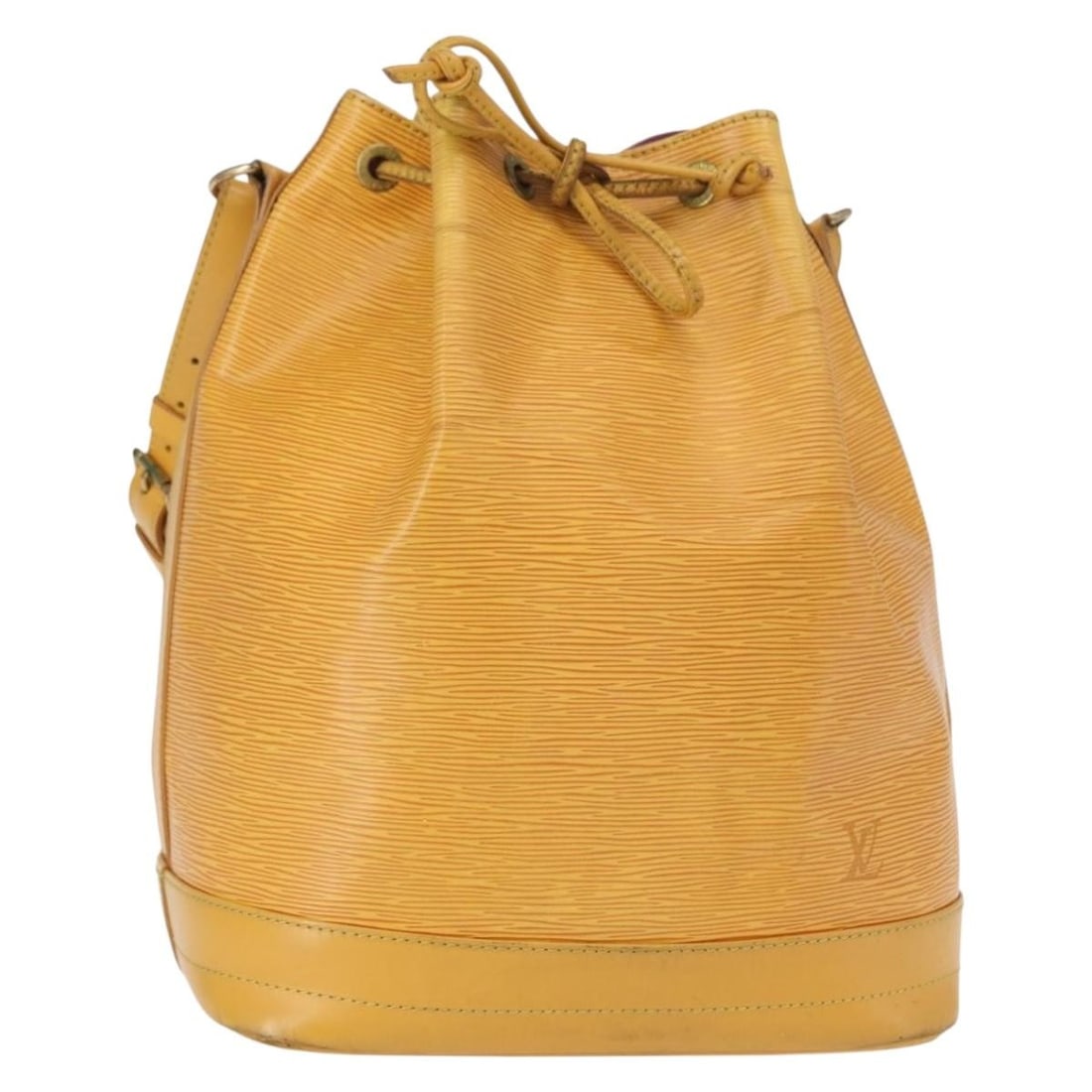 LOUIS VUITTON Epi Noe Shoulder Bag M44009 Tassili Yellow Auth: LOUIS VUITTON Epi Noe Shoulder Bag M44009 Tassili Yellow Auth This authentic LOUIS VUITTON Epi Noe Shoulder Bag in a vibrant Tassili Yellow is a stylish and functional accessory that showcases the bra